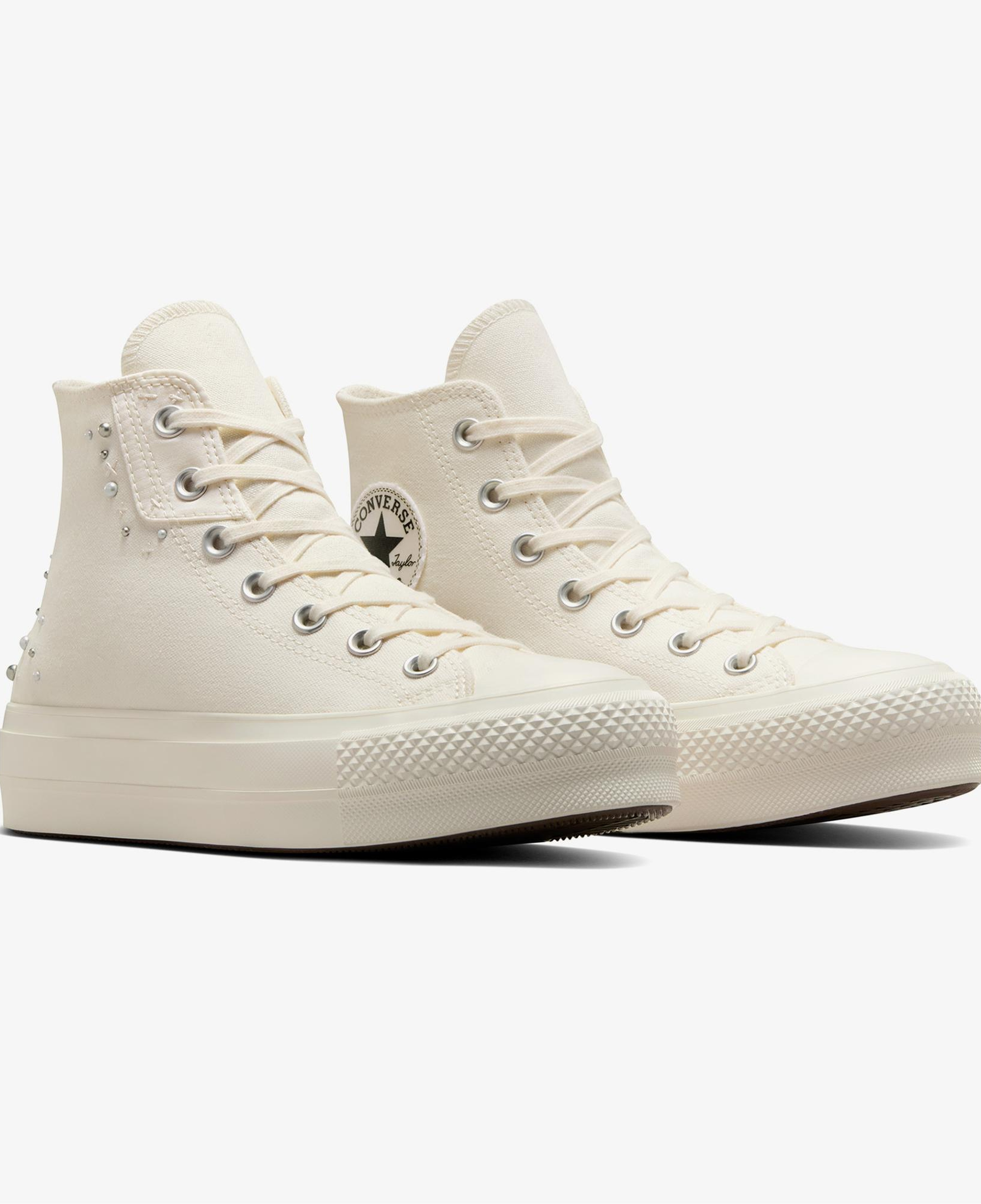 Converse Chuck Taylor All Star Lift Kadın Krem Platform Sneaker