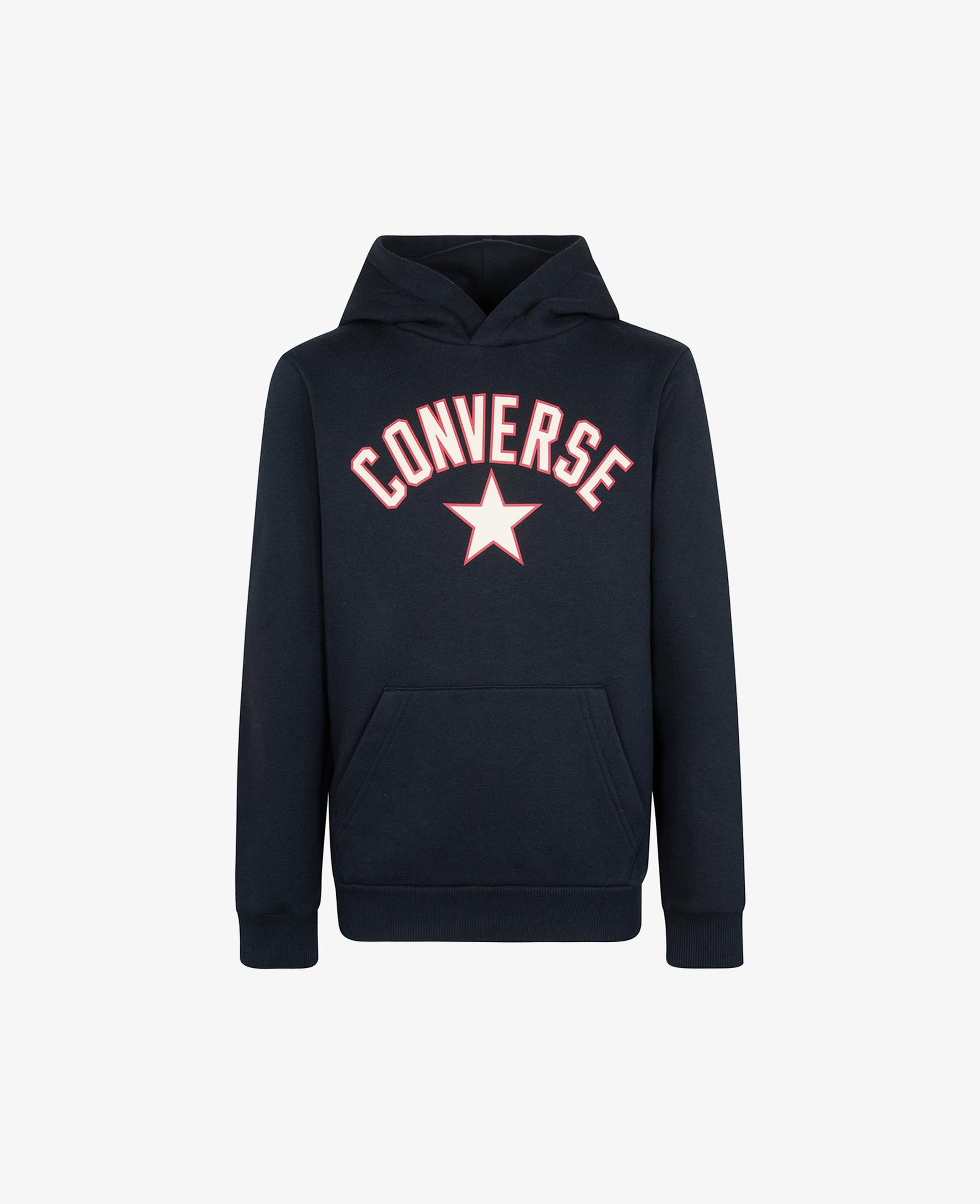 Converse Arch Flc Çocuk Siyah Hoodie