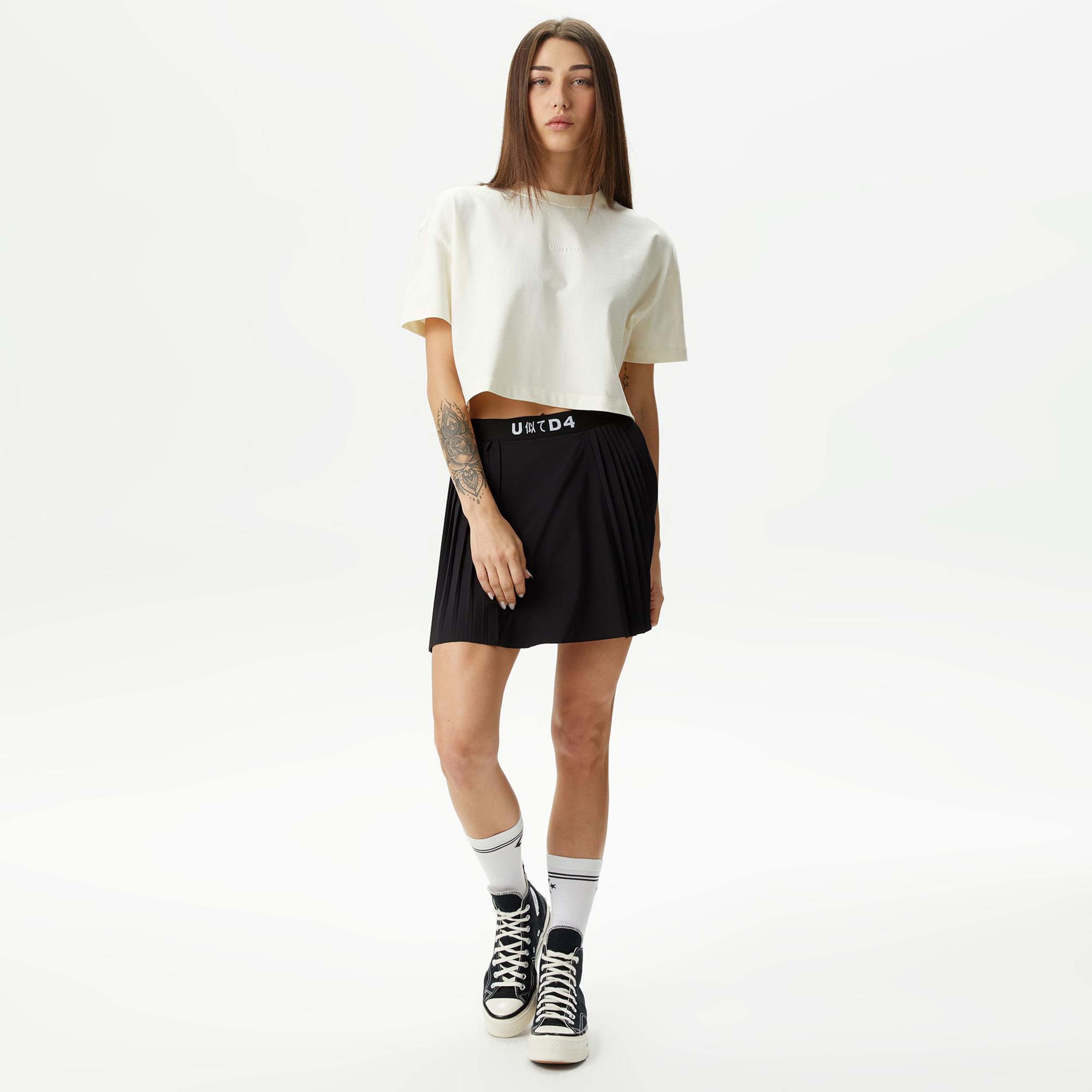 UNITED4 Classic Kadın Siyah Etek