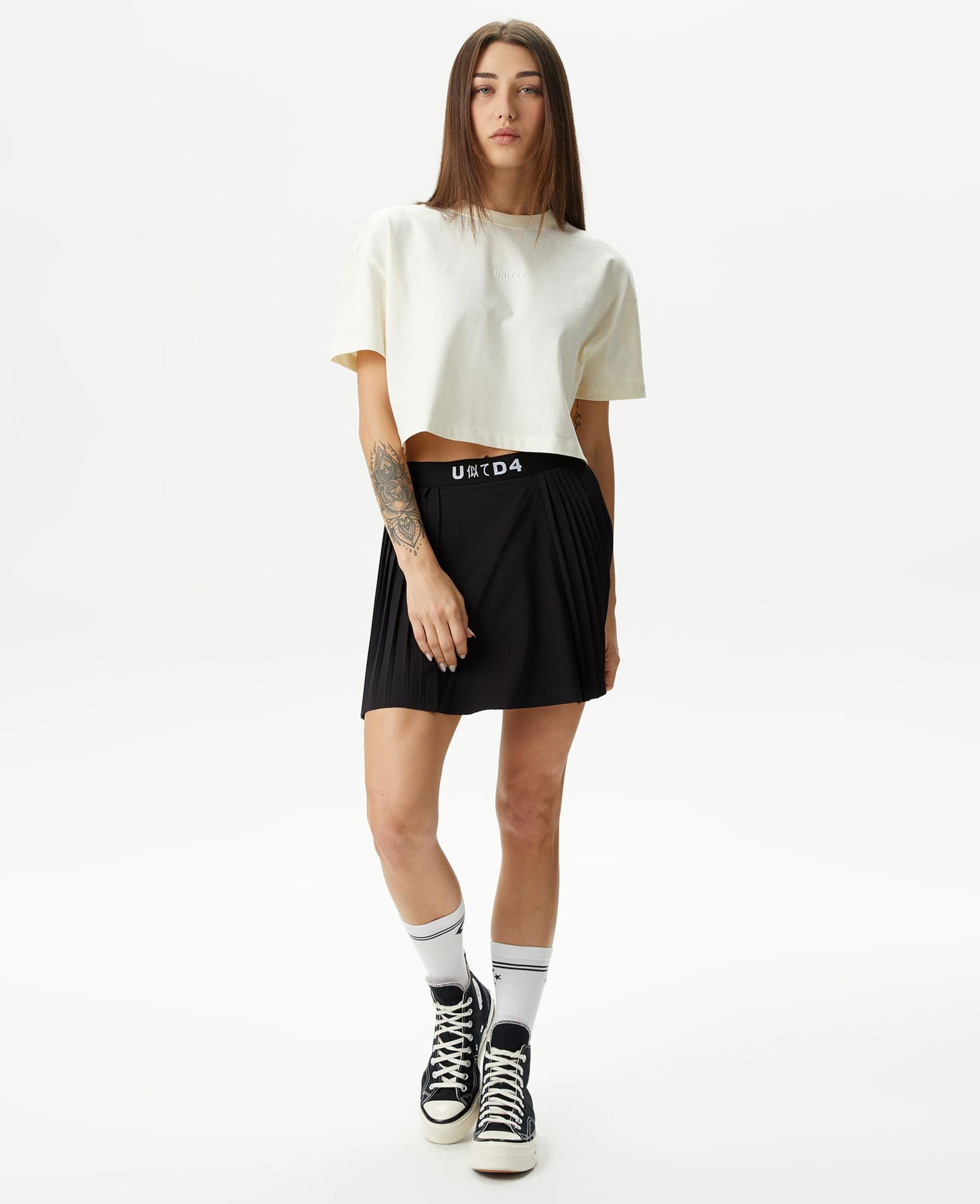 UNITED4 Classic Kadın Siyah Etek