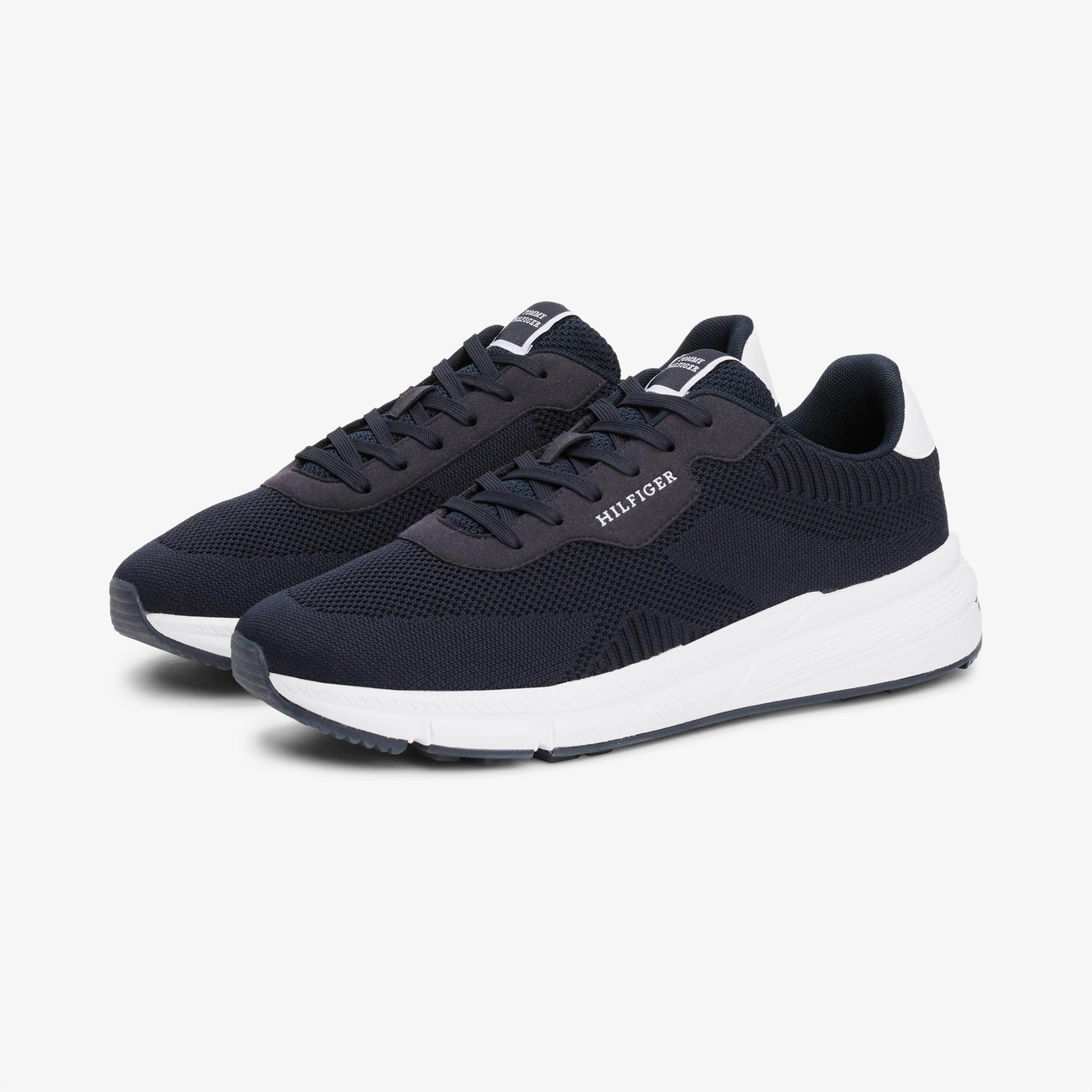 Tommy Hilfiger Lightweight Knit Rwb Erkek Lacivert Spor Ayakkabı