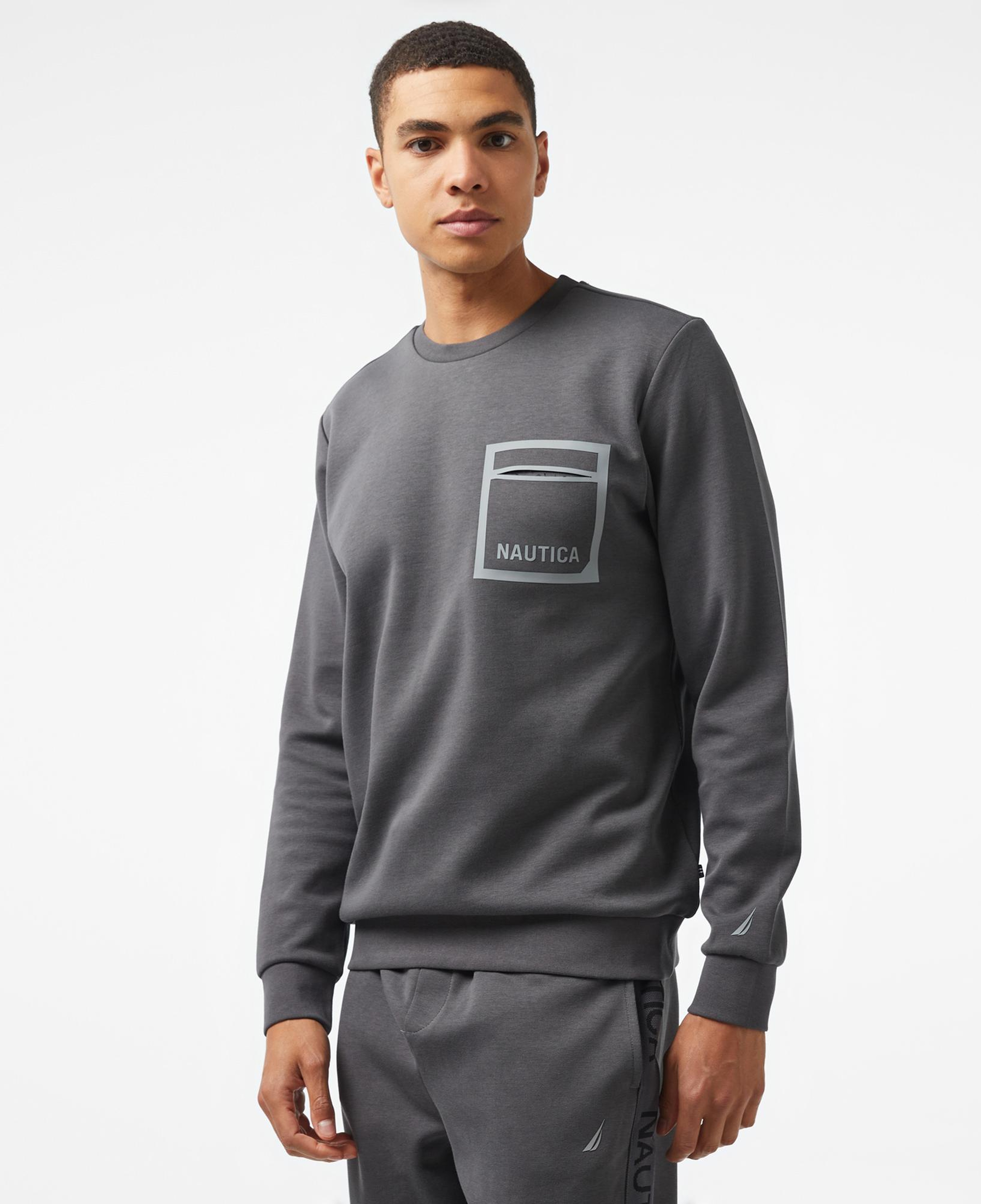 Nautica Erkek Gri Regular Fit Sweatshirt