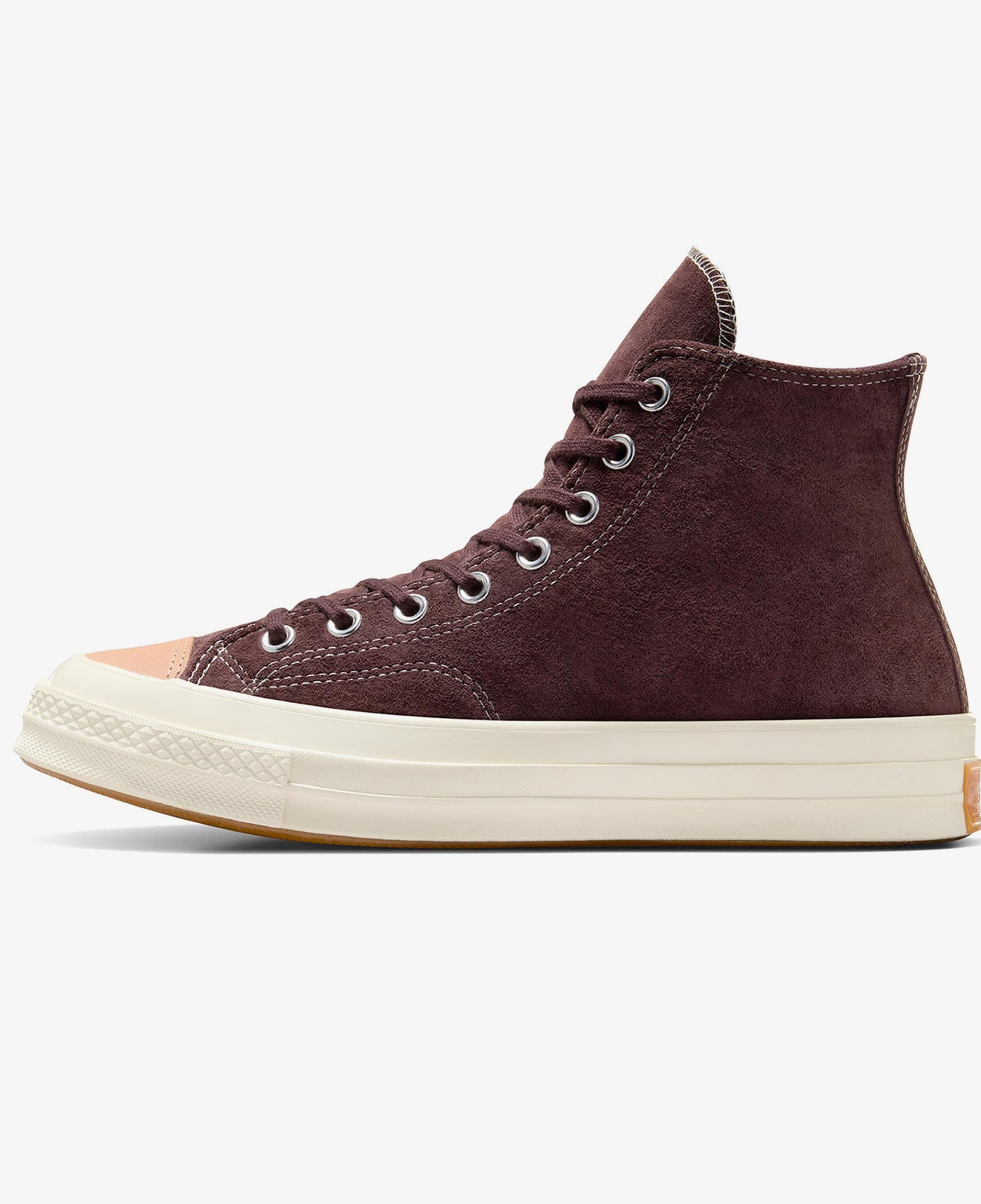 Converse Chuck 70 Taylored Lux Unisex Kahverengi Deri Sneaker