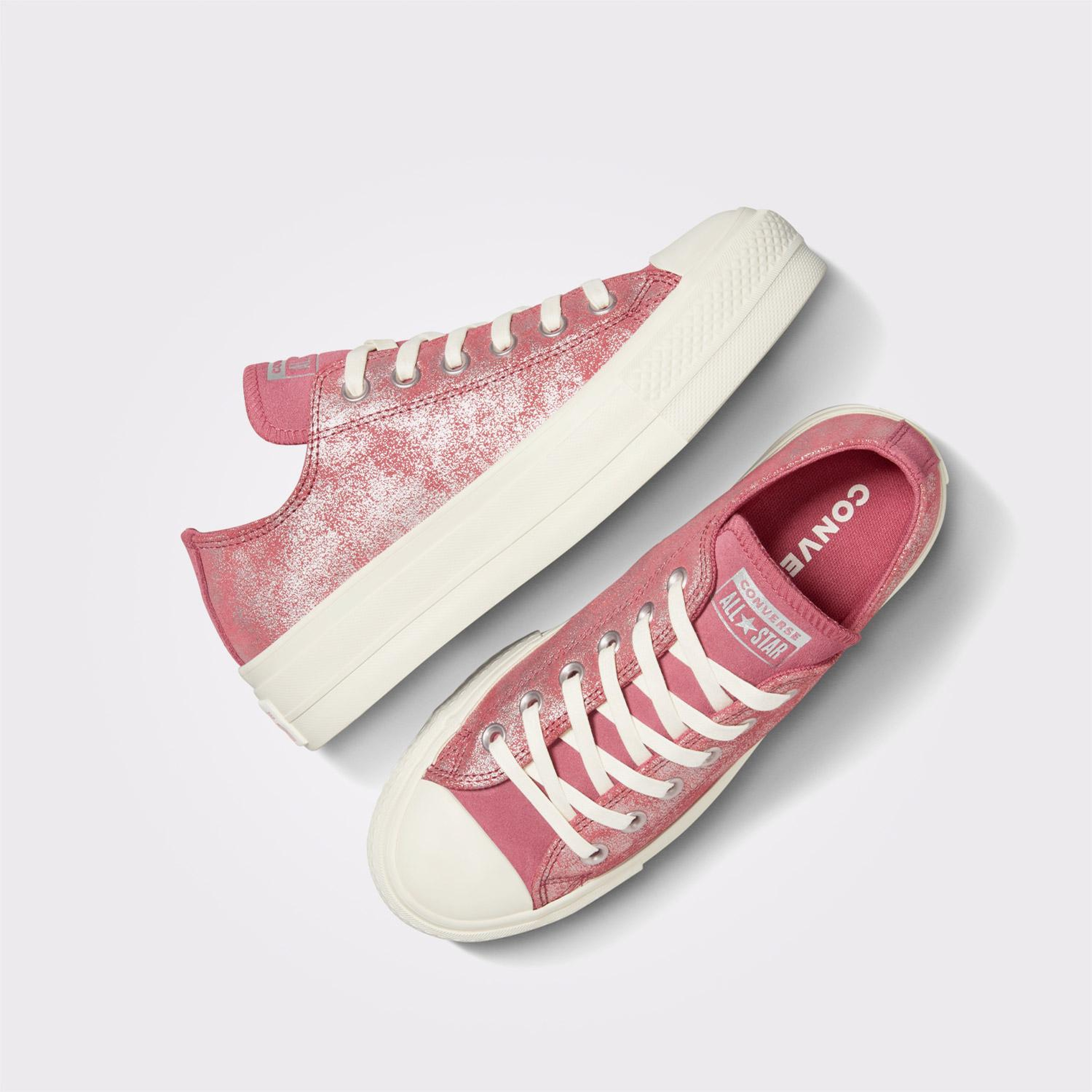 Converse Chuck Taylor All Star Lift Kadın Pembe Süet Platform Sneaker