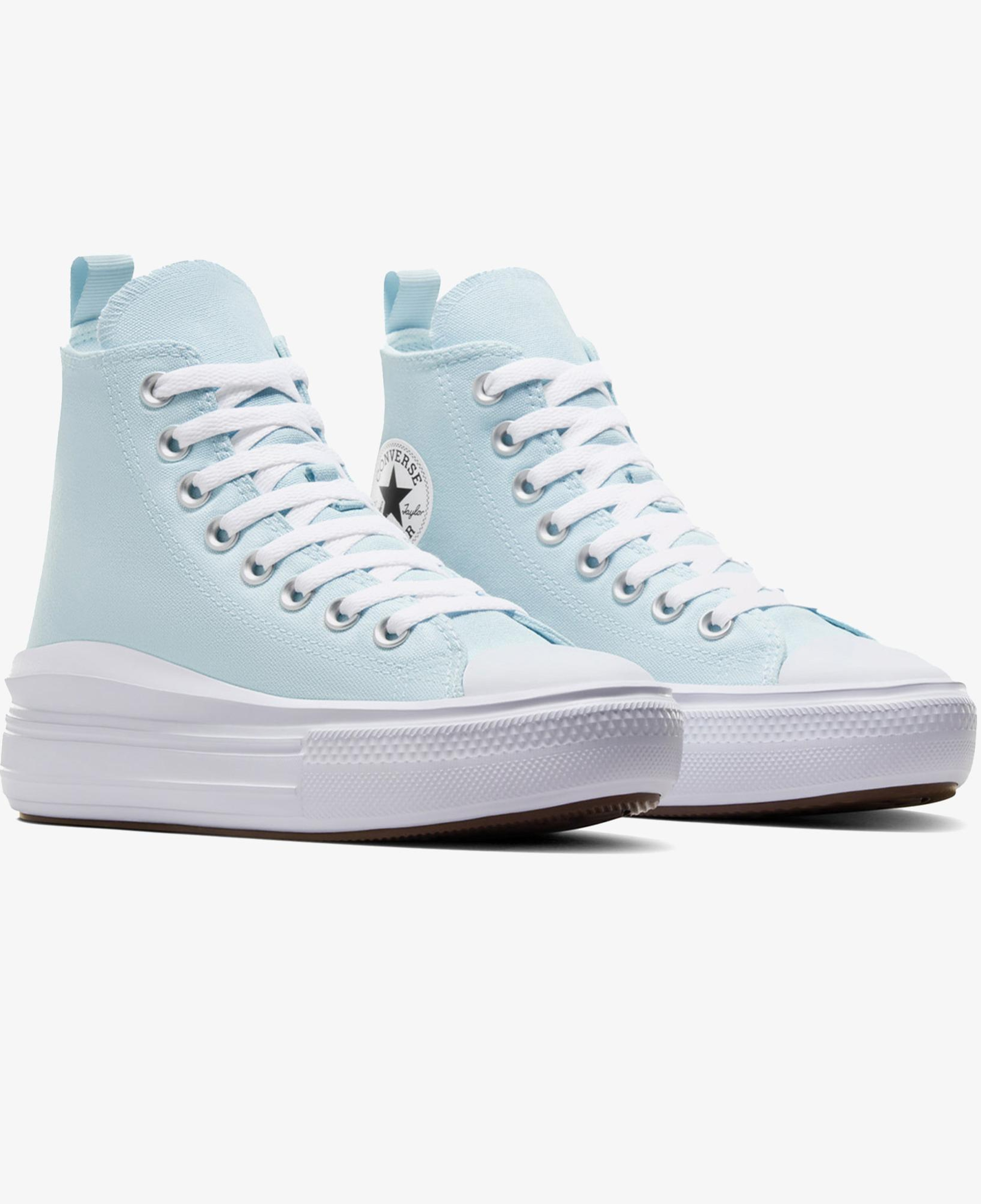 Converse Chuck Taylor All Star Move Platform Genç Mavi Sneaker