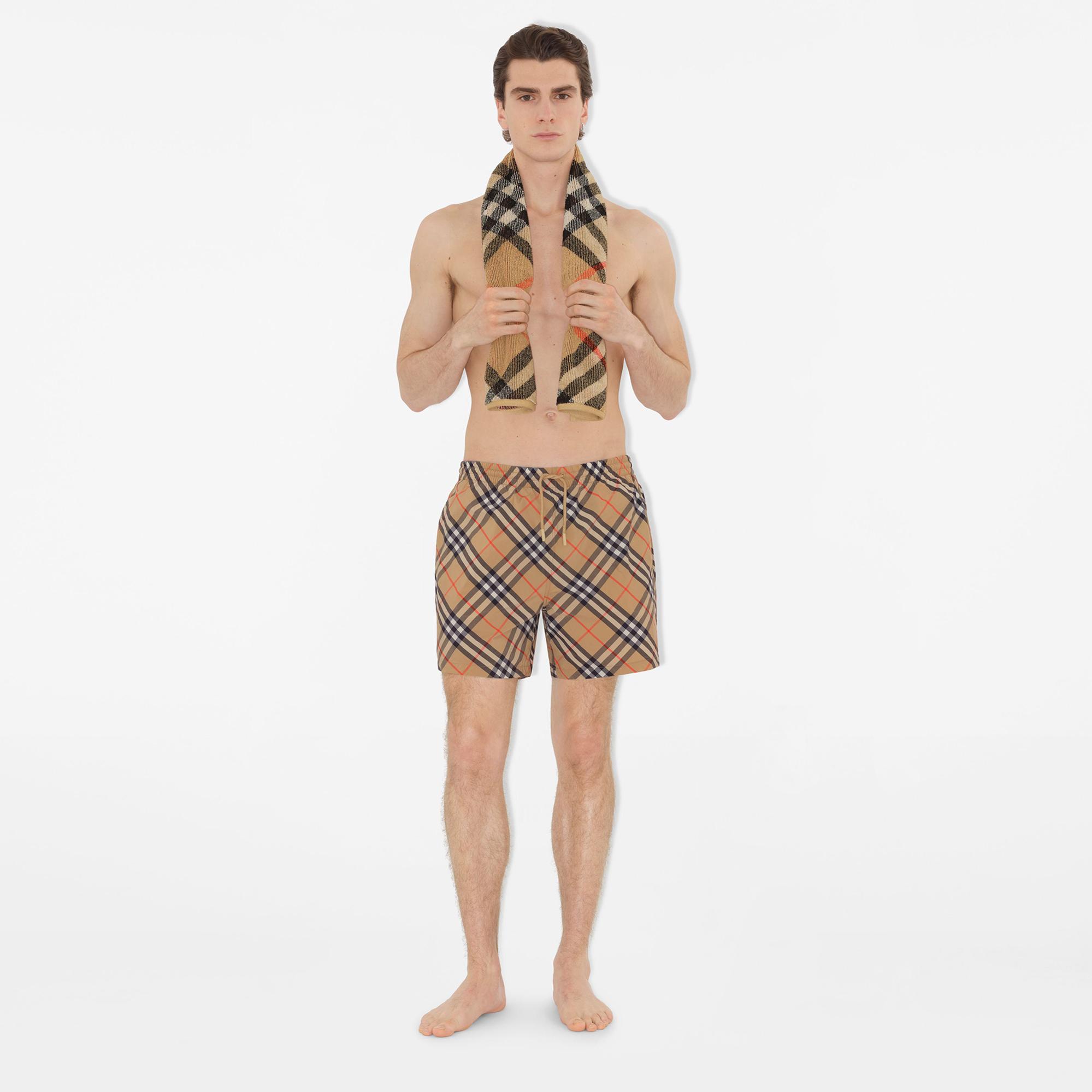 Burberry Skinny Cotton Towel Kadın Bej Havlu