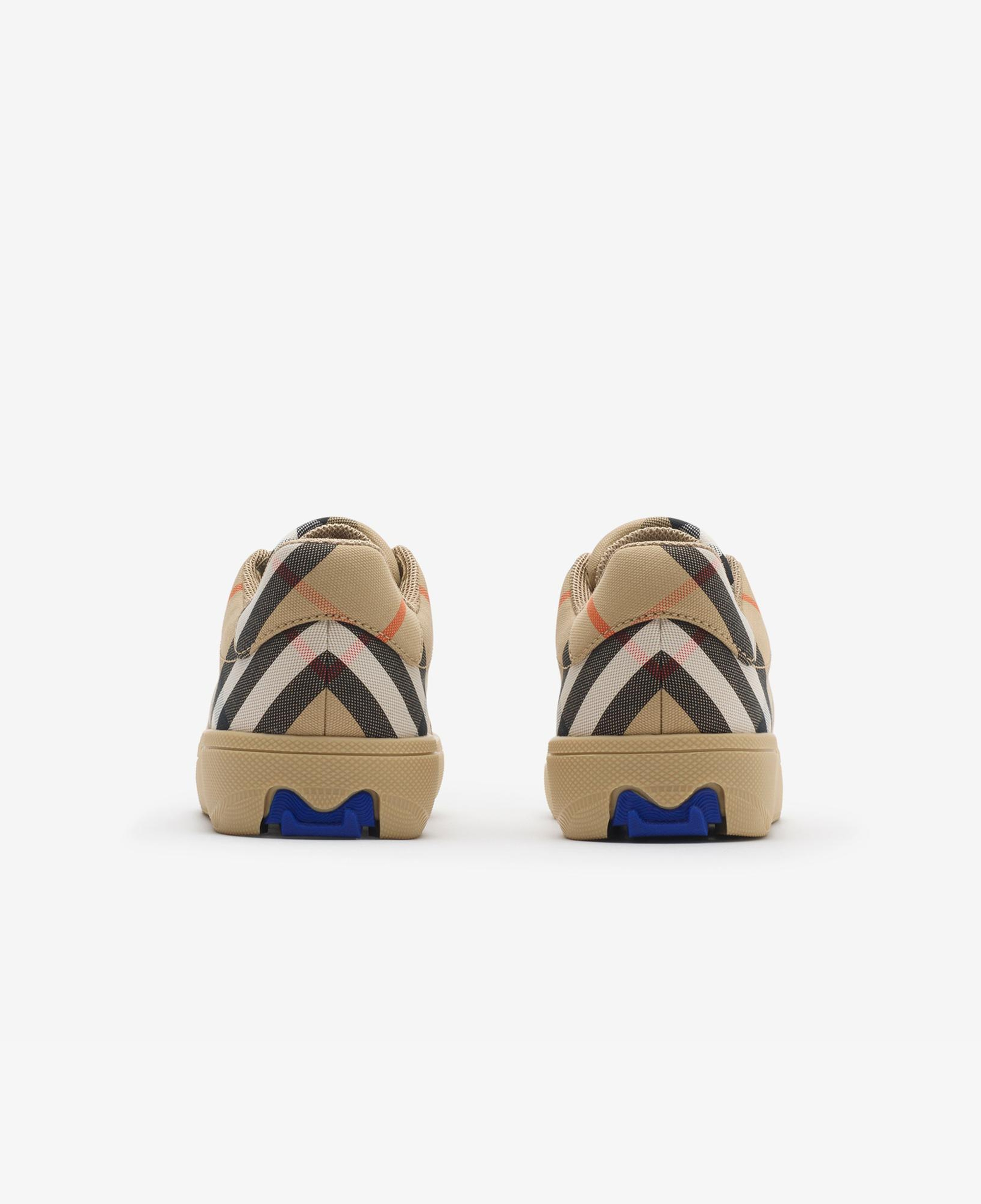 Burberry Cambridge Check Çocuk Bej Sneaker