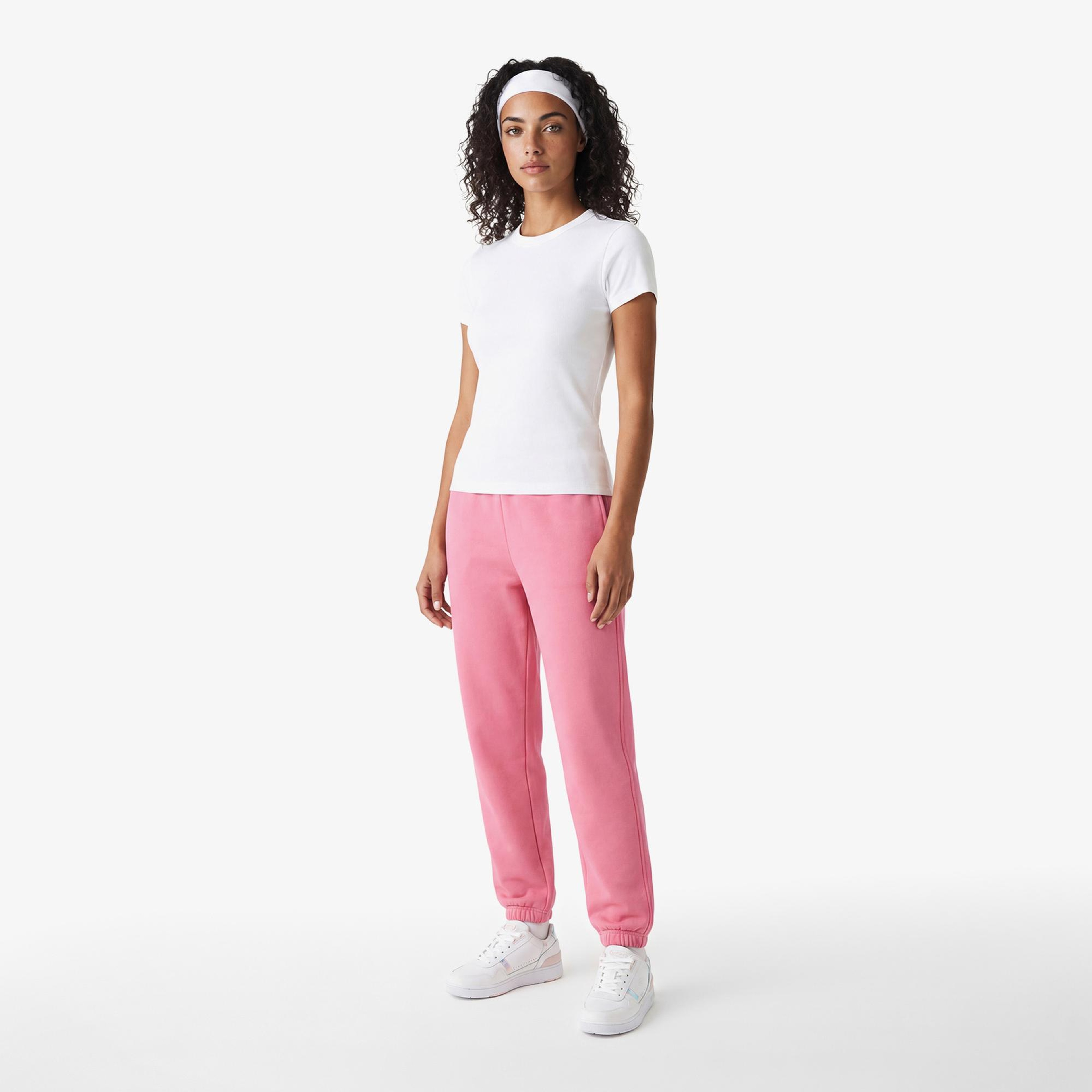 Lacoste Kadın Regular Fit Pembe Eşofman Altı