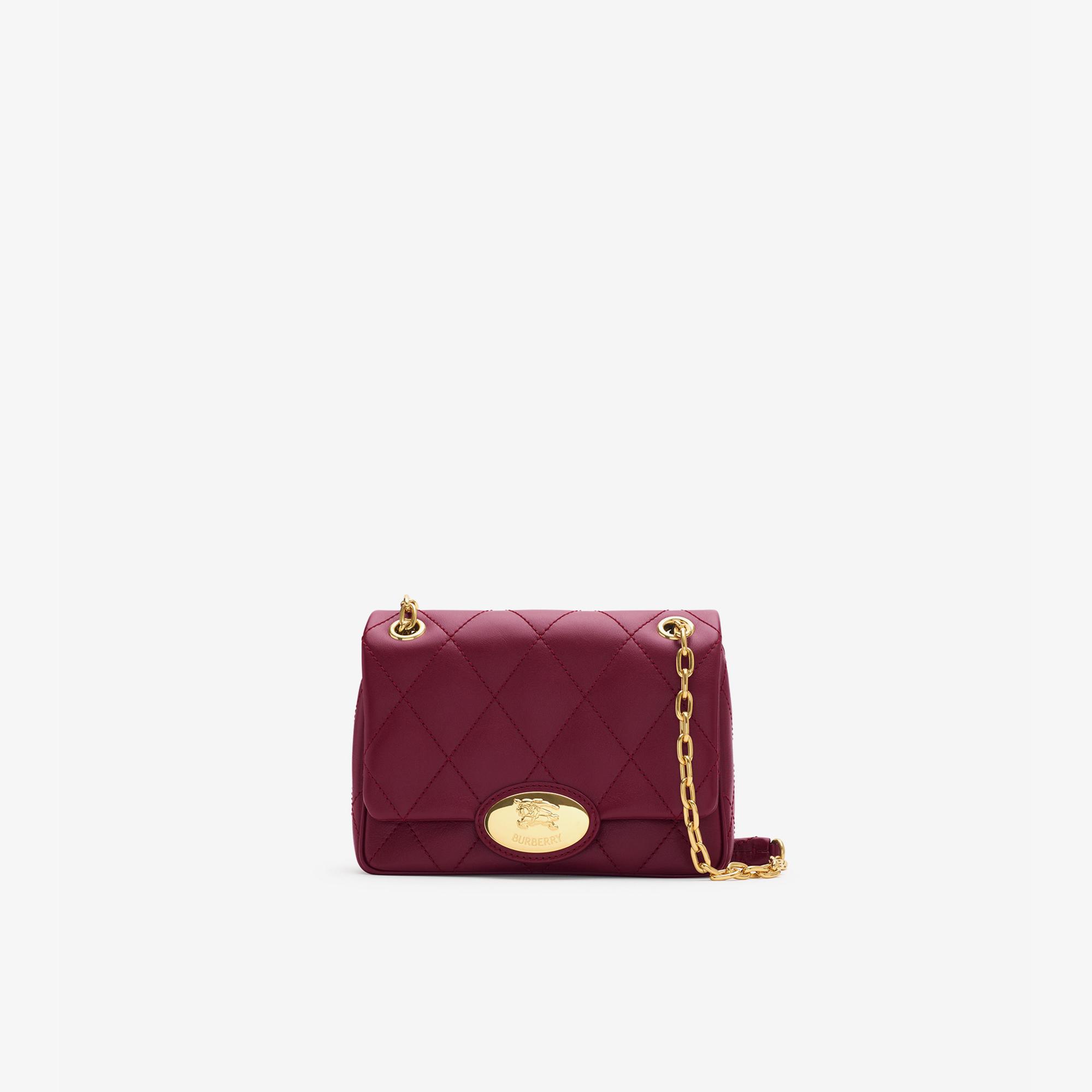 Burberry Small Strand Kadın Bordo Omuz Çantası