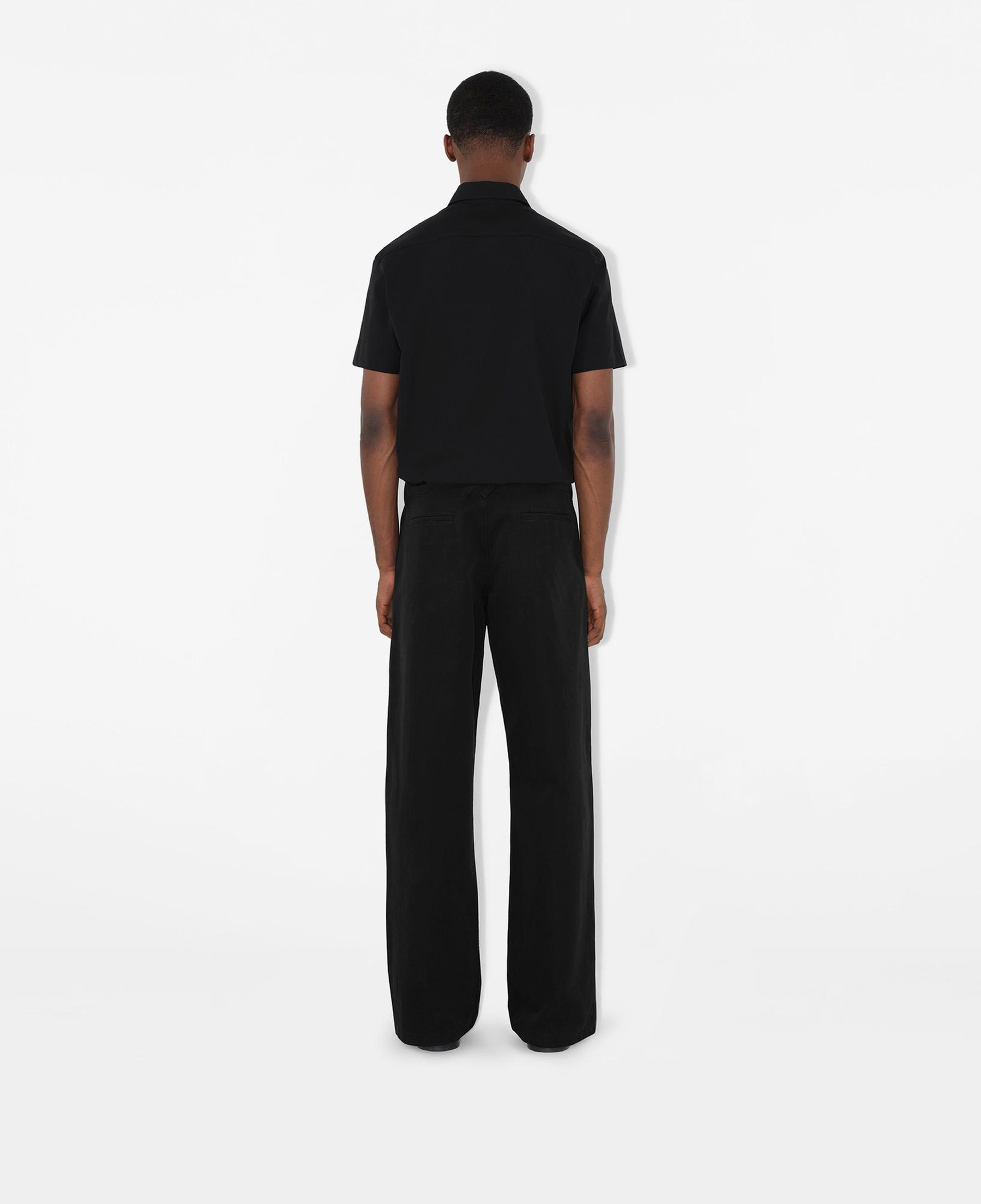 Burberry Sherwood Cotton Erkek Siyah Gömlek