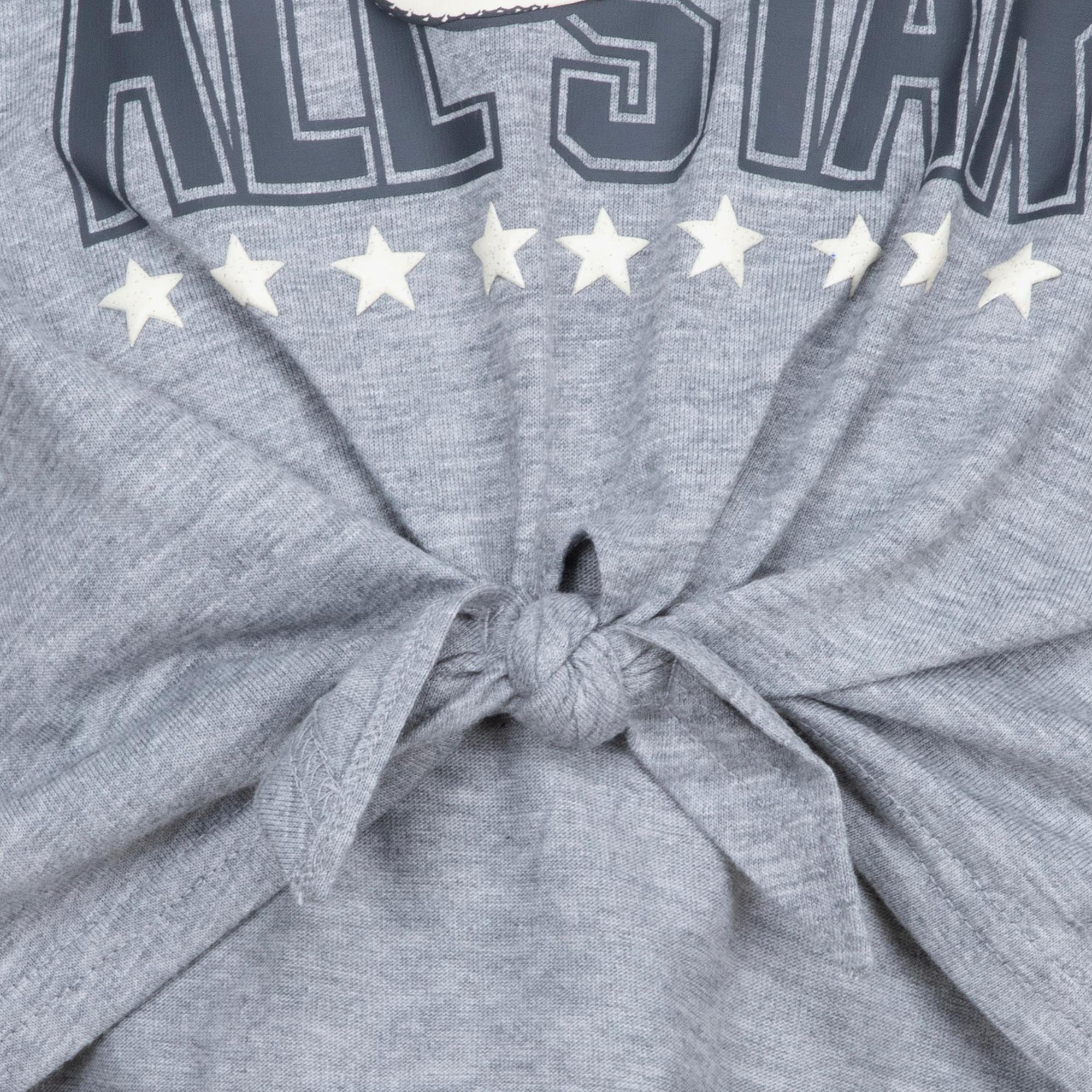 Converse Tıe Front Çocuk Gri T-Shirt