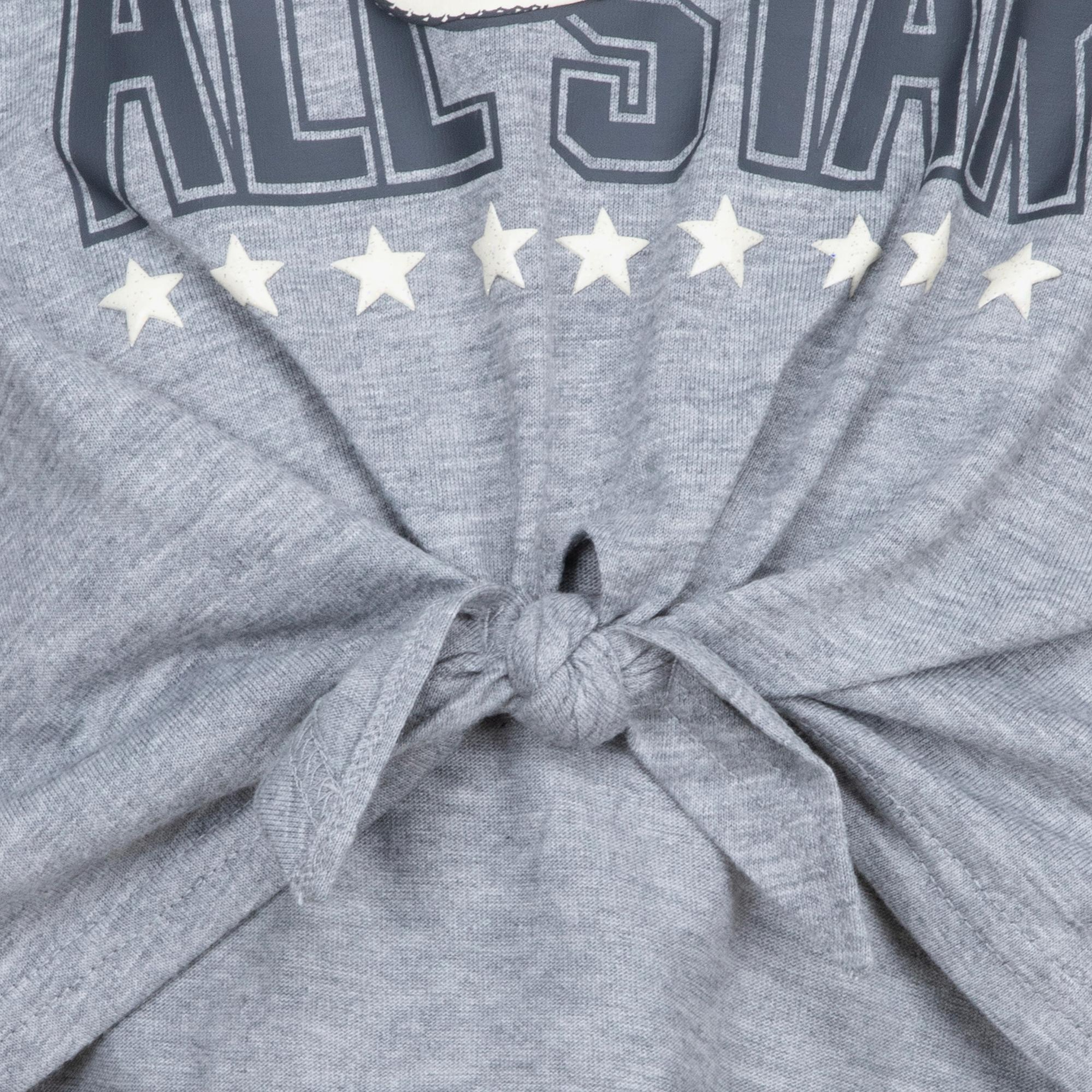 Converse Tıe Front Çocuk Gri T-Shirt