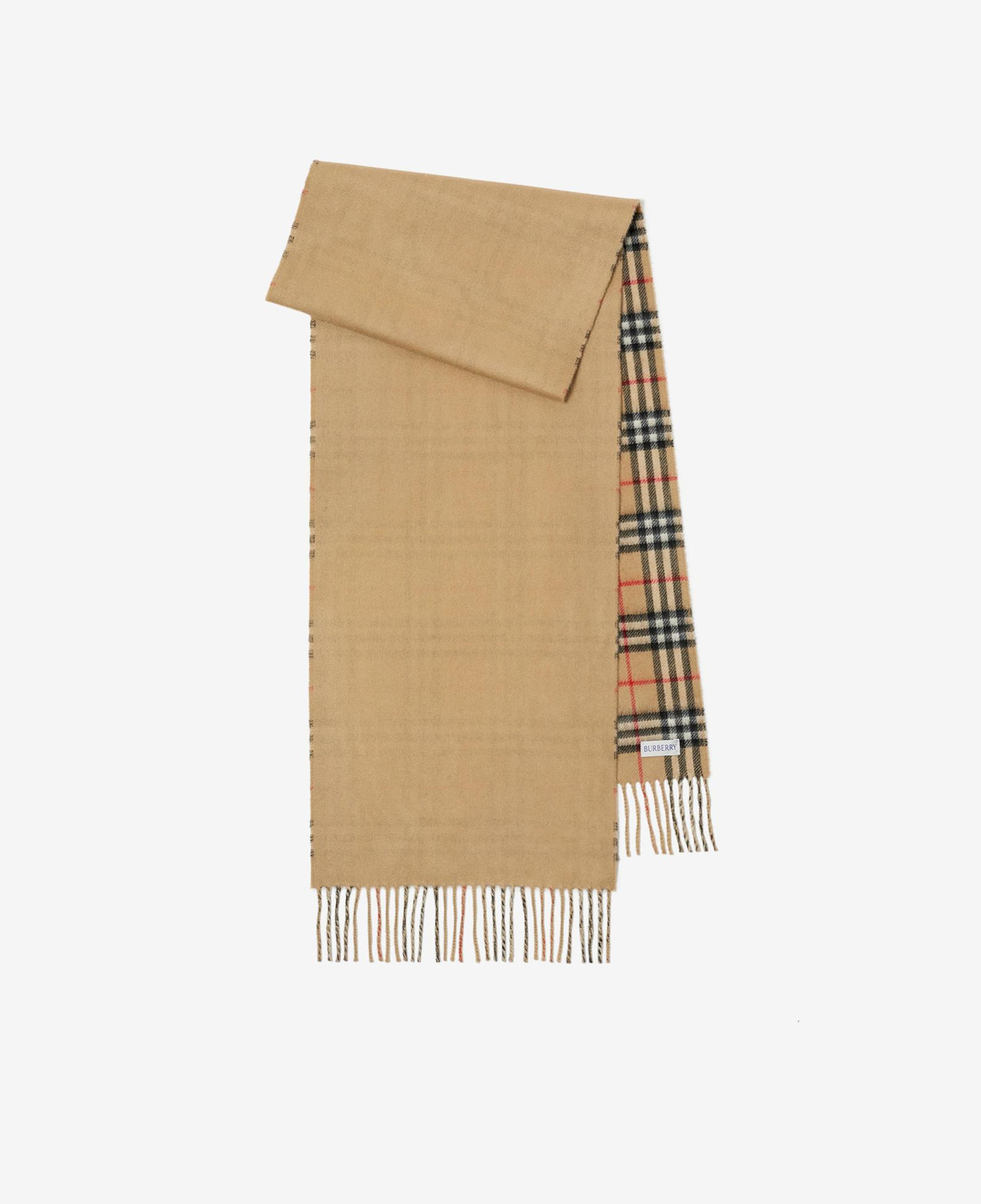 Burberry Reversible Check Kaşmir Kadın Bej Atkı