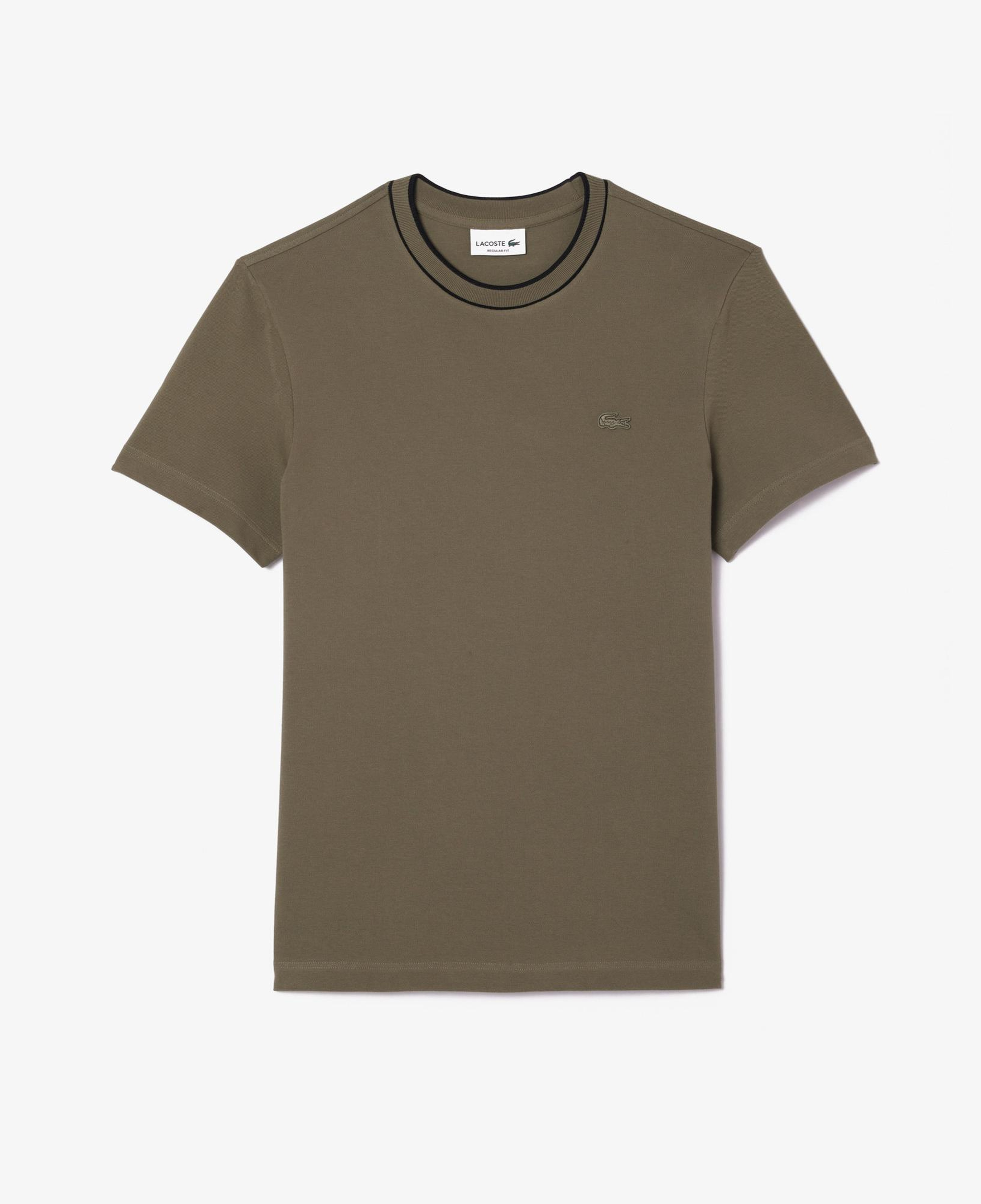 Lacoste Erkek Regular Fit Bisiklet Yaka Haki T-Shirt