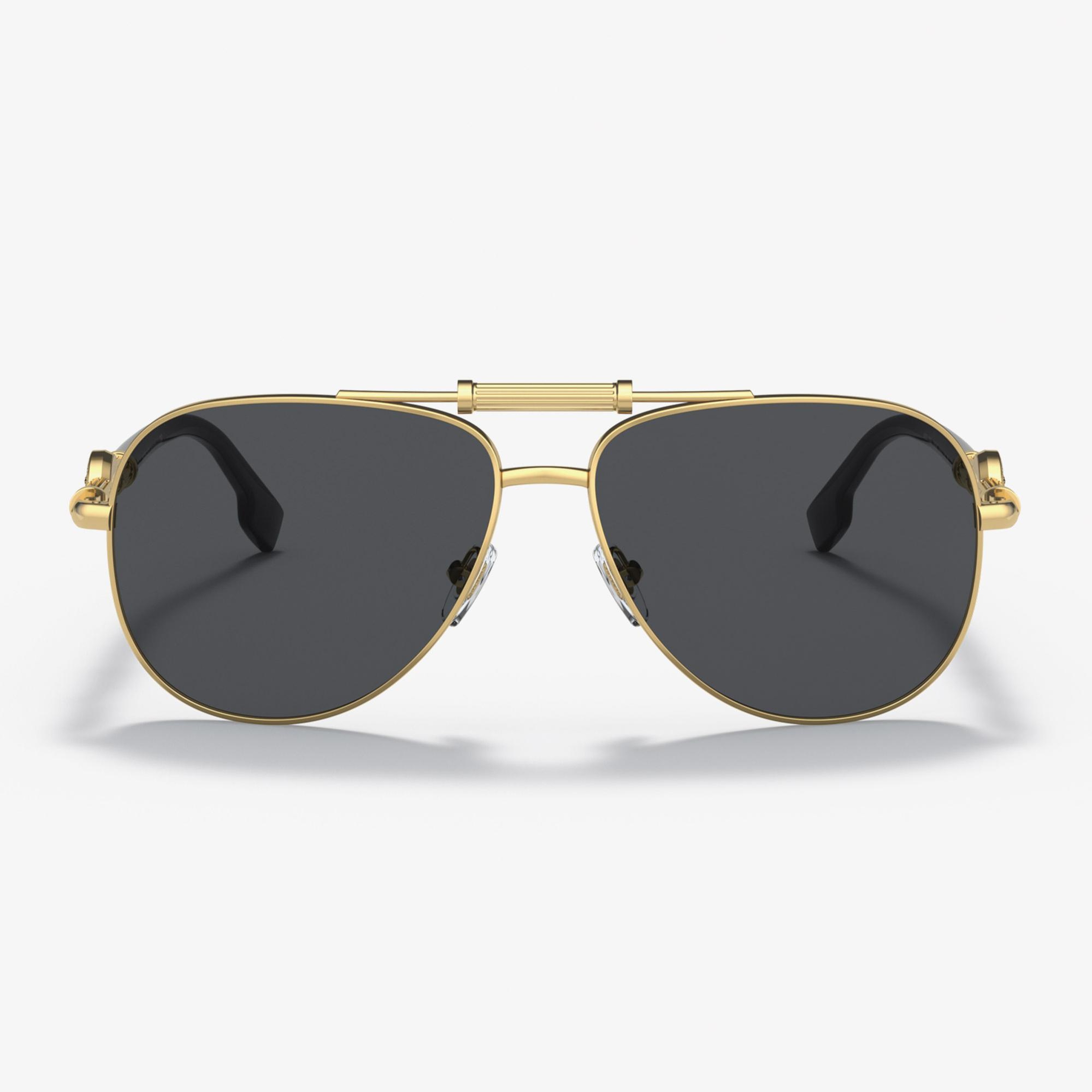 Versace VE2236 Unisex Altın Rengi Güneş Gözlüğü