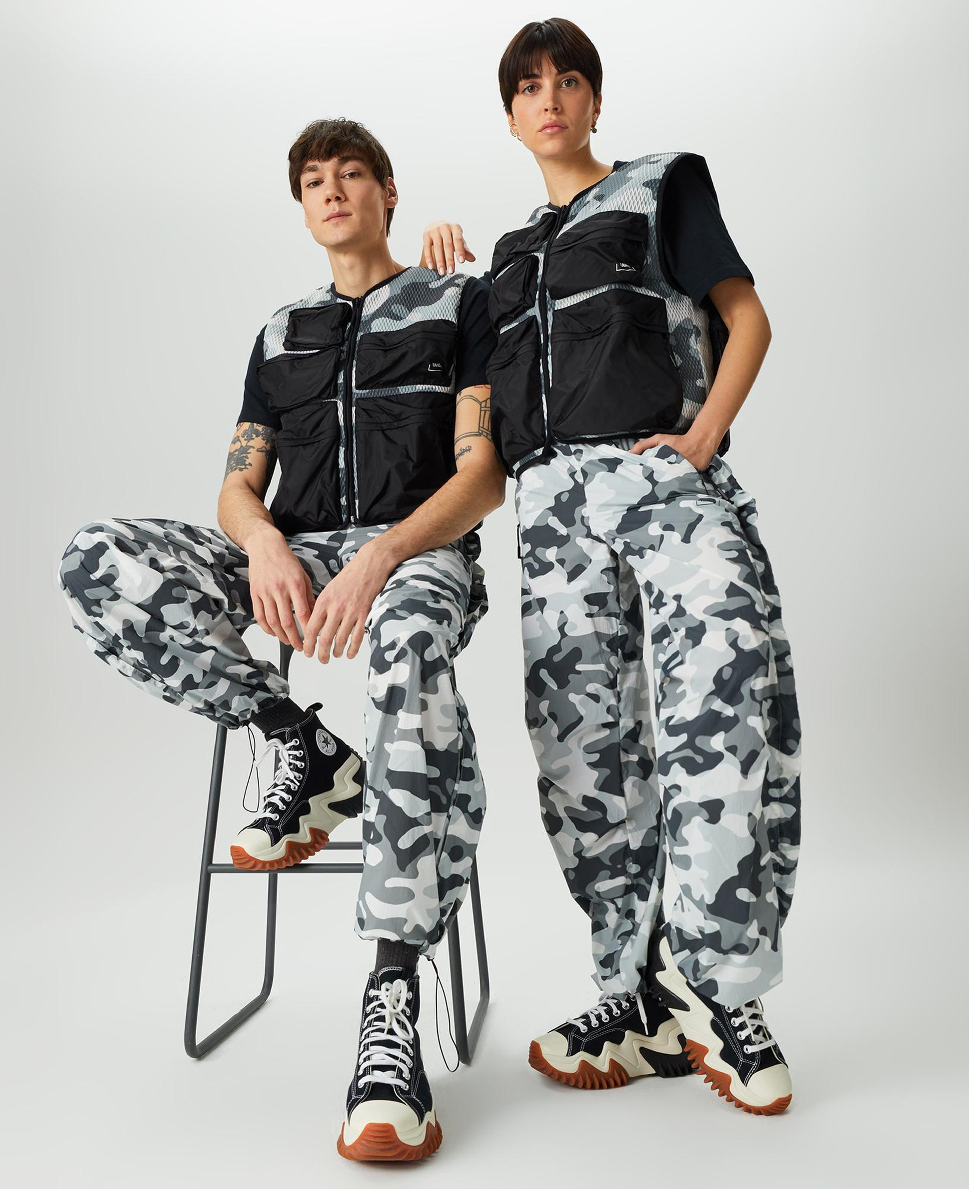 Rains Naha Wide Unisex Gri Pantolon