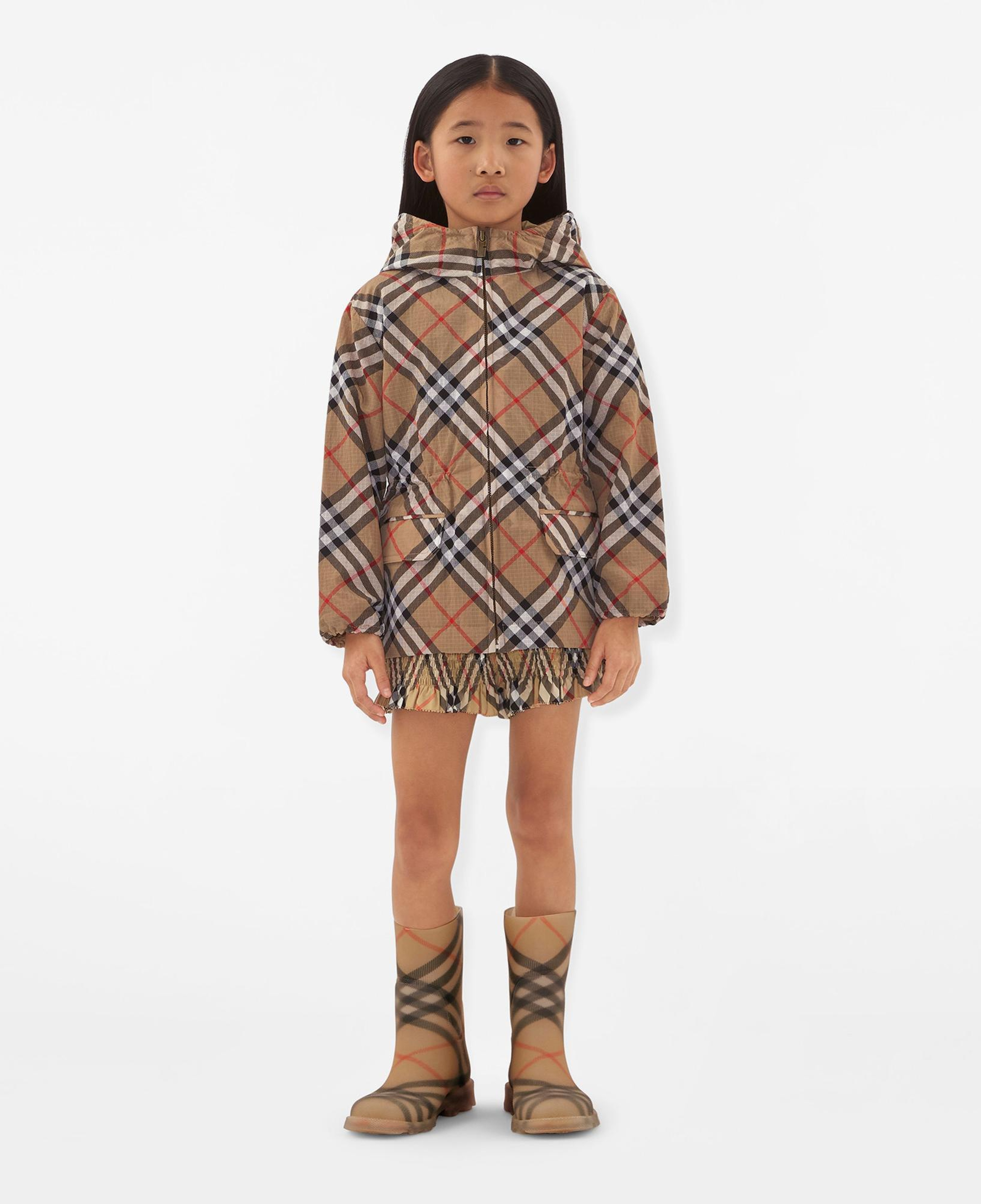 Burberry Bridget Nylon Çocuk Bej Mont