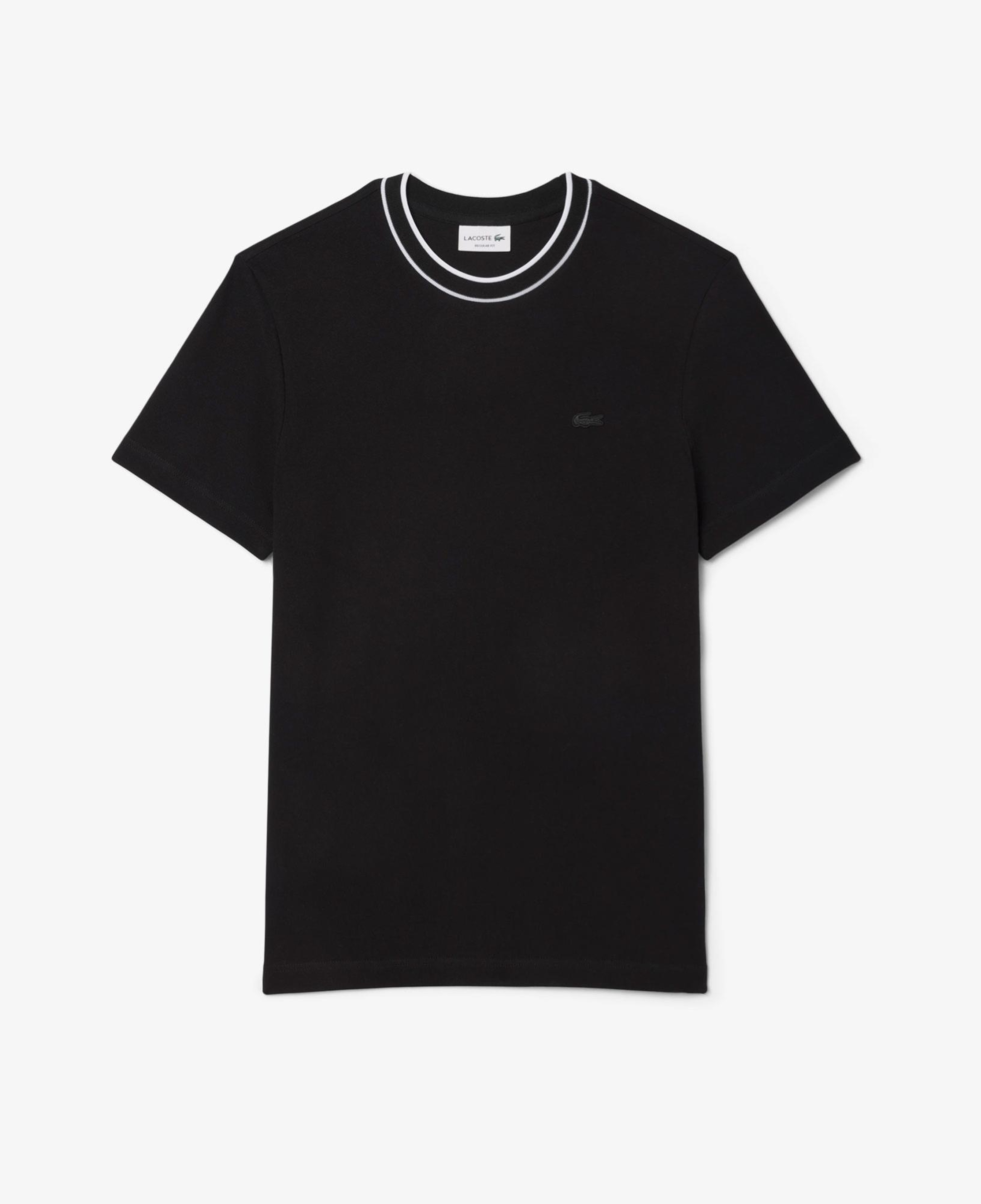 Lacoste Erkek Regular Fit Bisiklet Yaka Siyah T-Shirt
