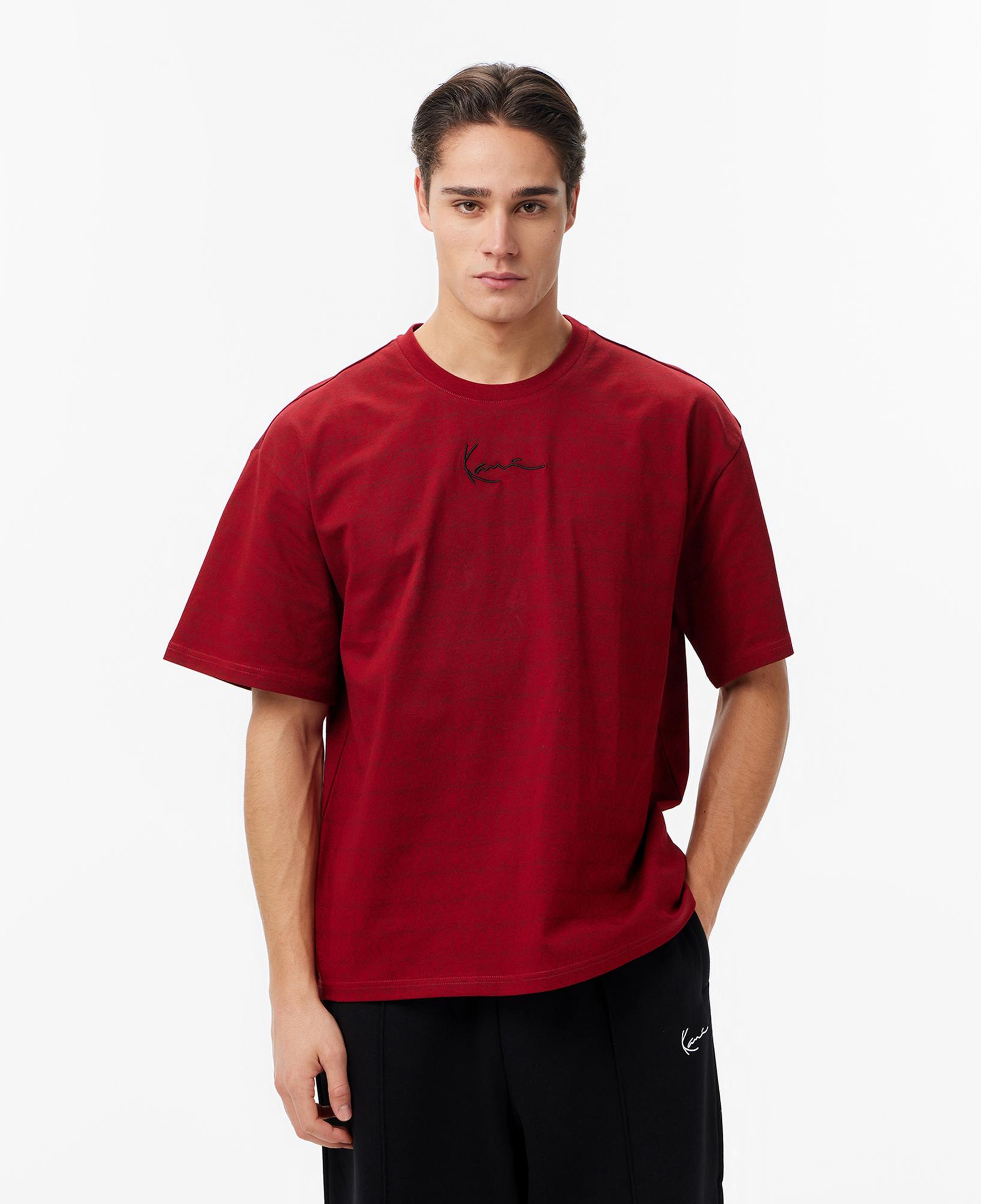 Karl Kani Aop Signature Erkek Kırmızı T-Shirt