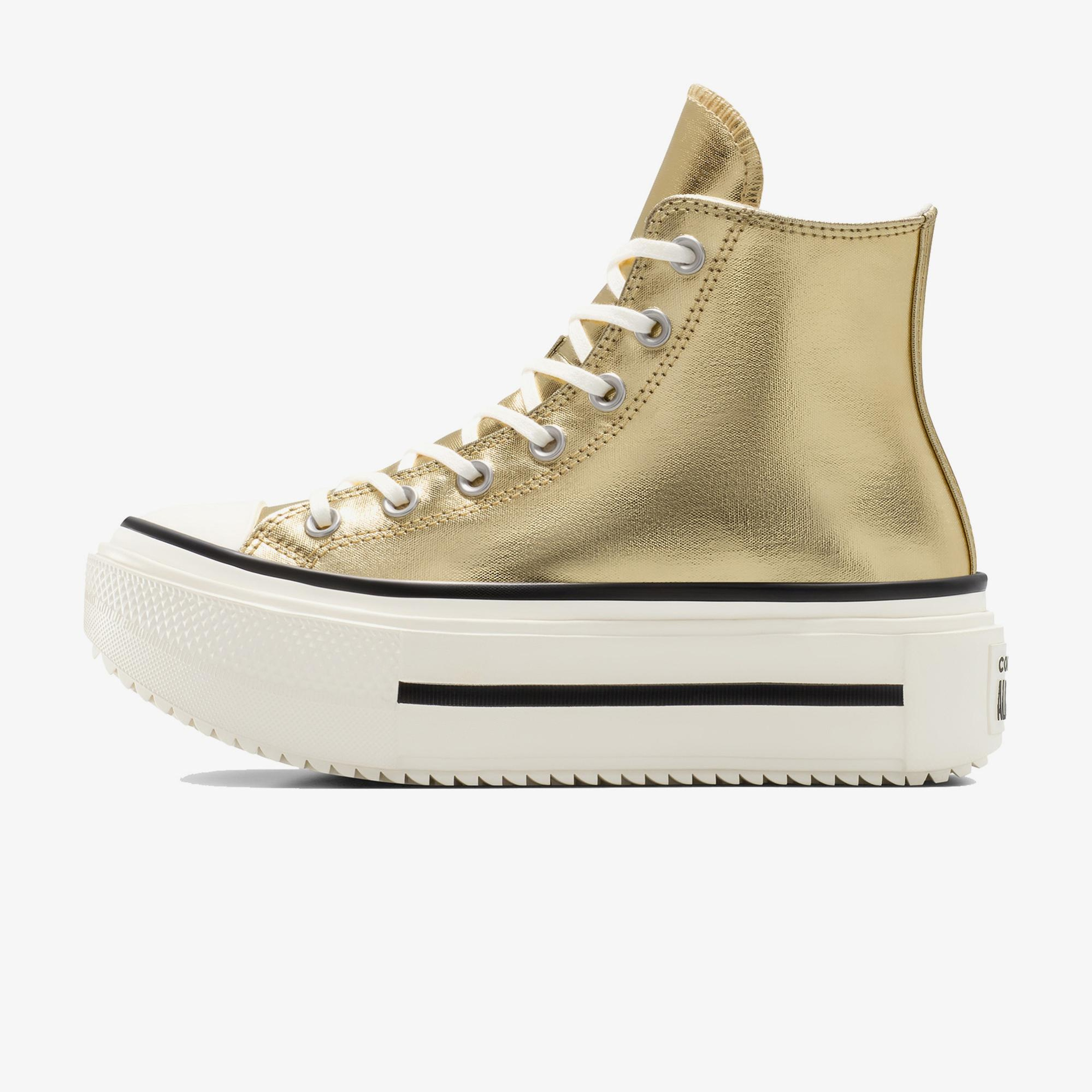 Converse Chuck Taylor All Star Lift Double Stack Unisex Altın Sneaker