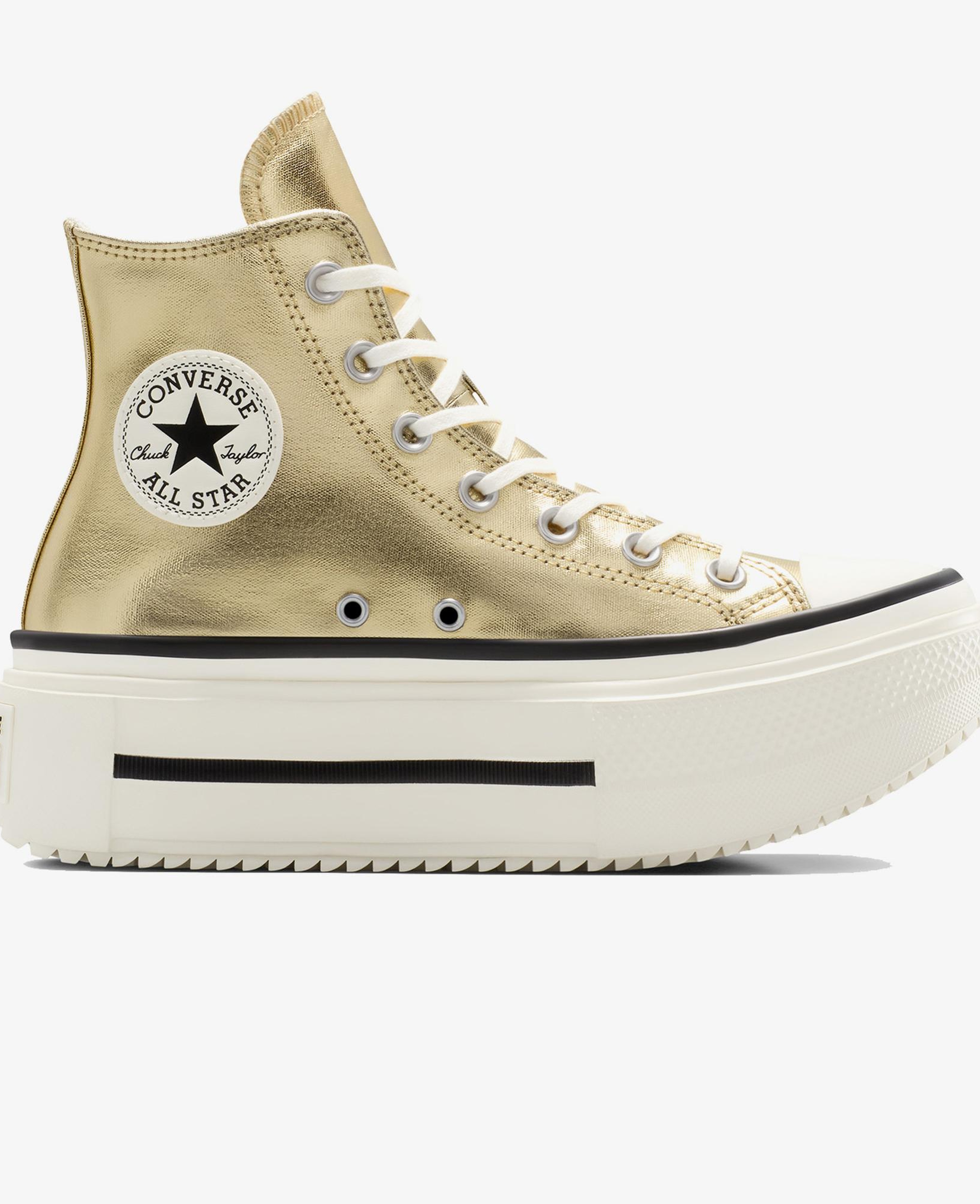 Converse Chuck Taylor All Star Lift Double Stack Unisex Altın Sneaker