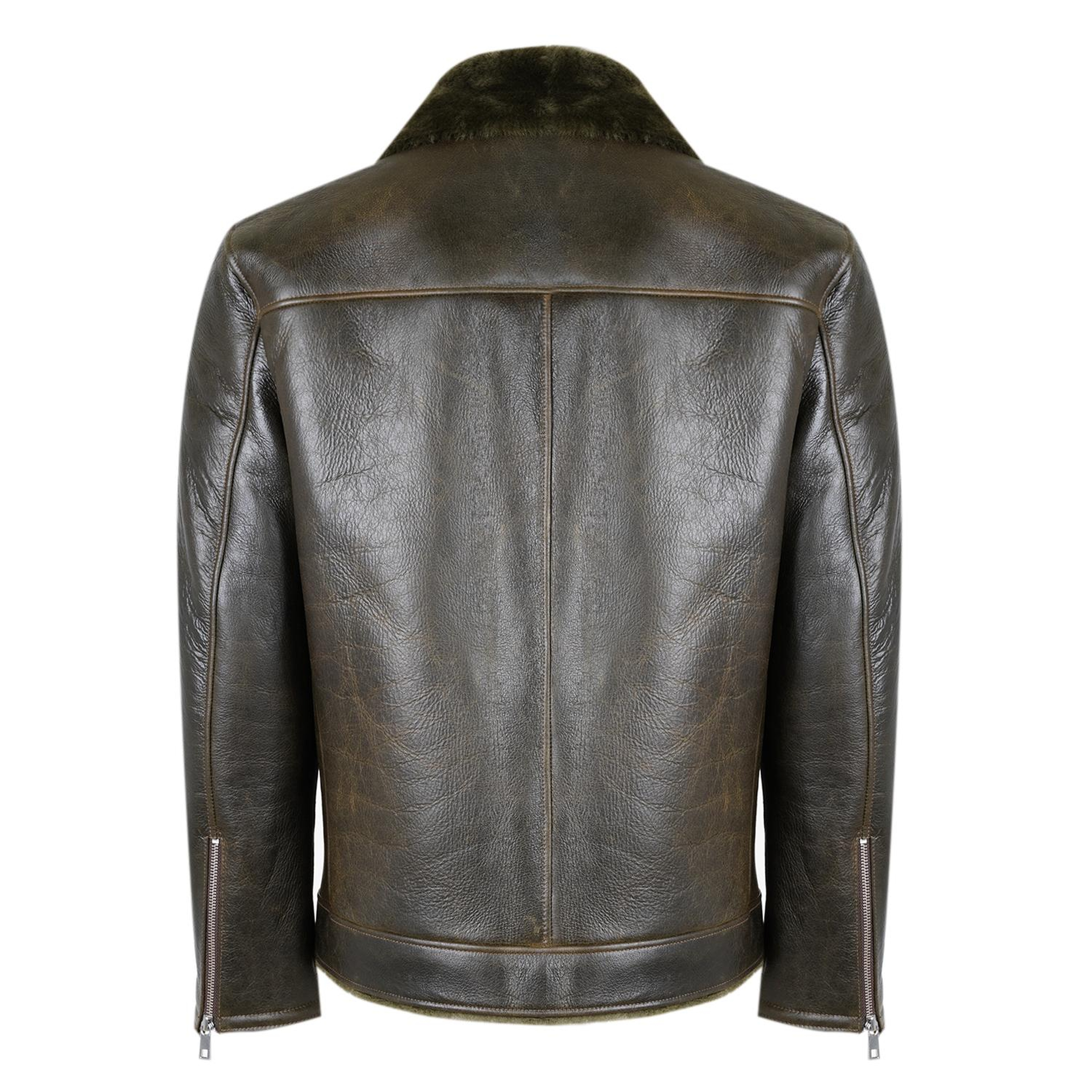 Ariance Yeşil Erkek Kürk Mont