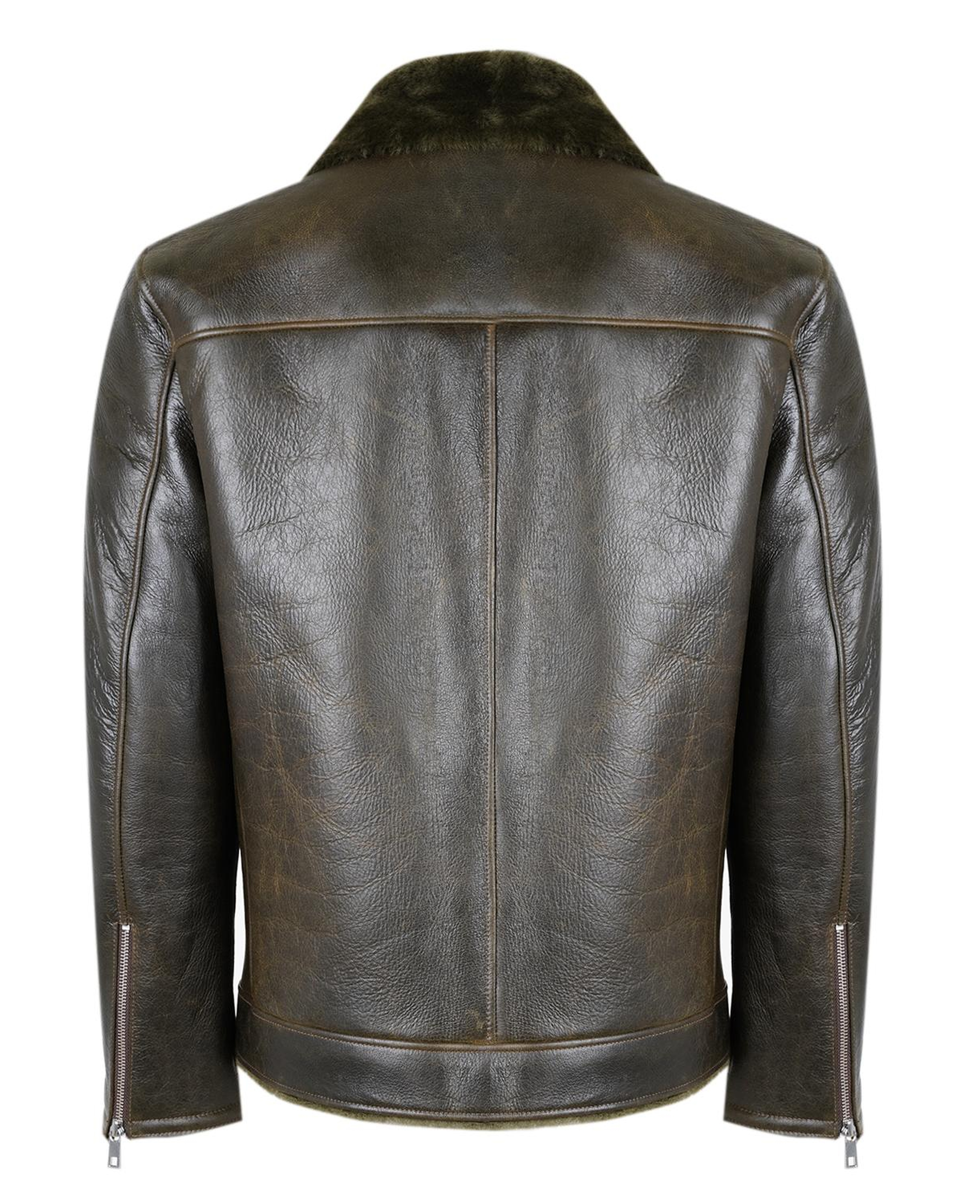 Ariance Yeşil Erkek Kürk Mont