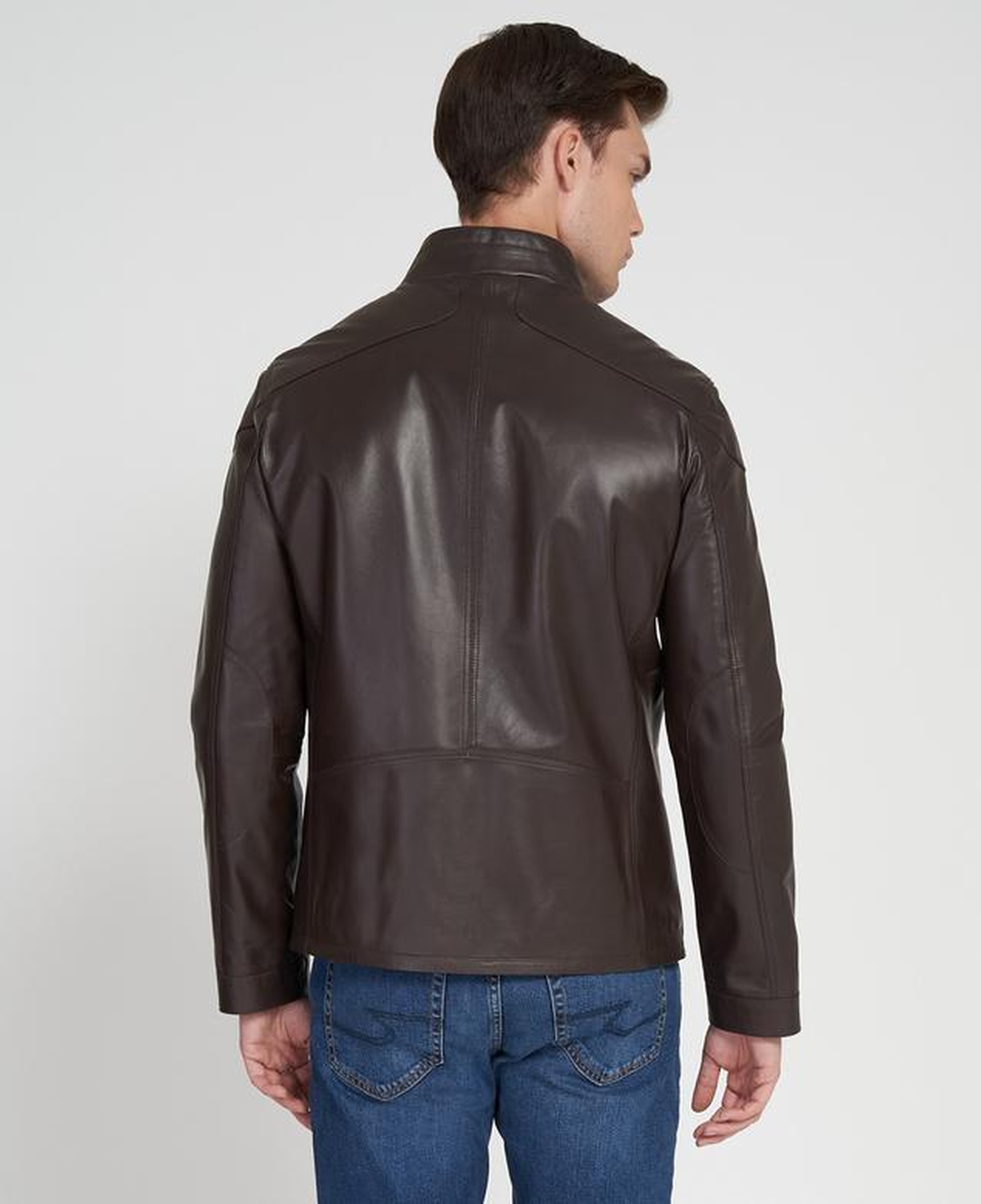 Paul Kahve Erkek Deri Ceket