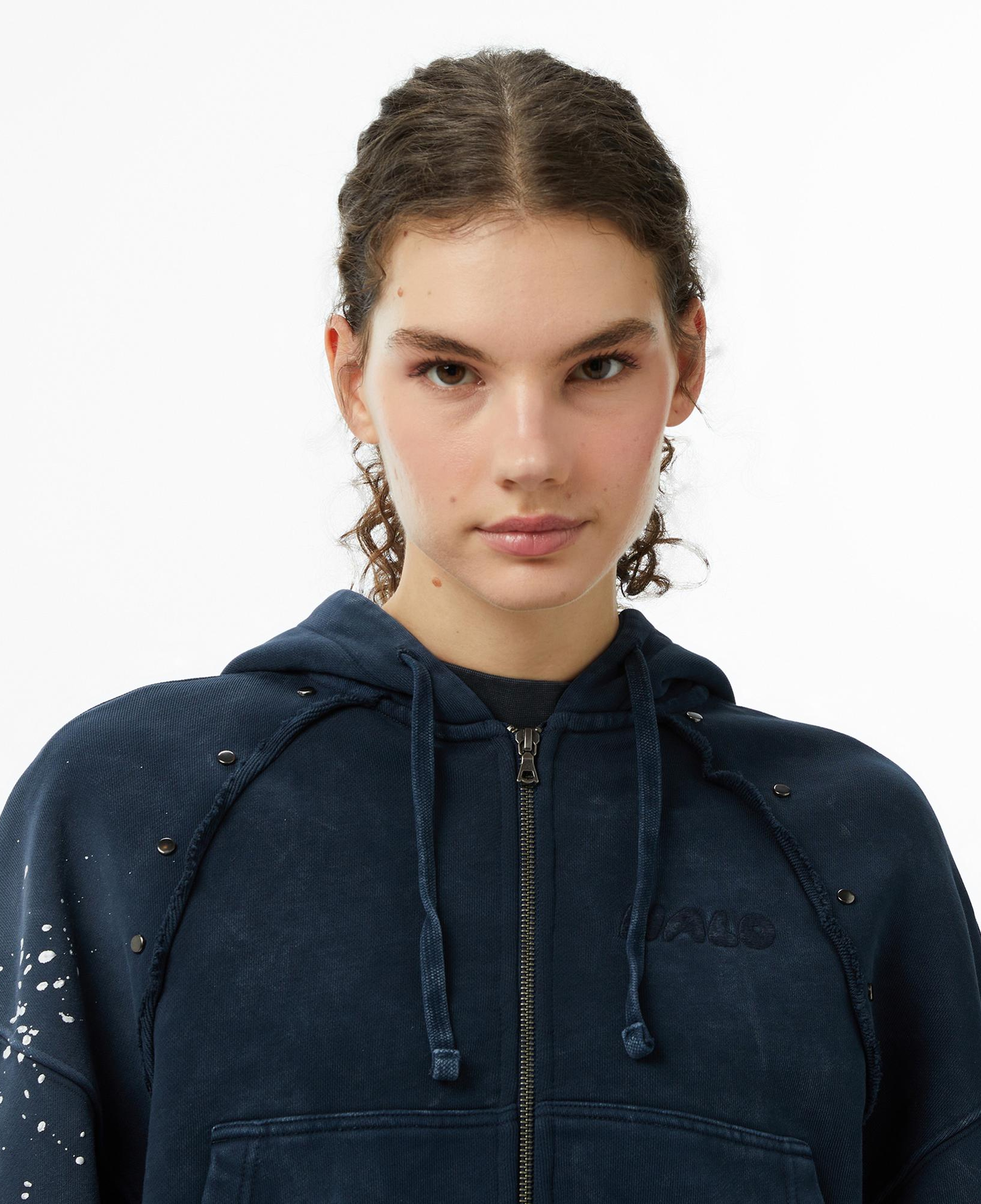 Les Benjamins Essentials 302 Kadın Mavi Sweatshirt