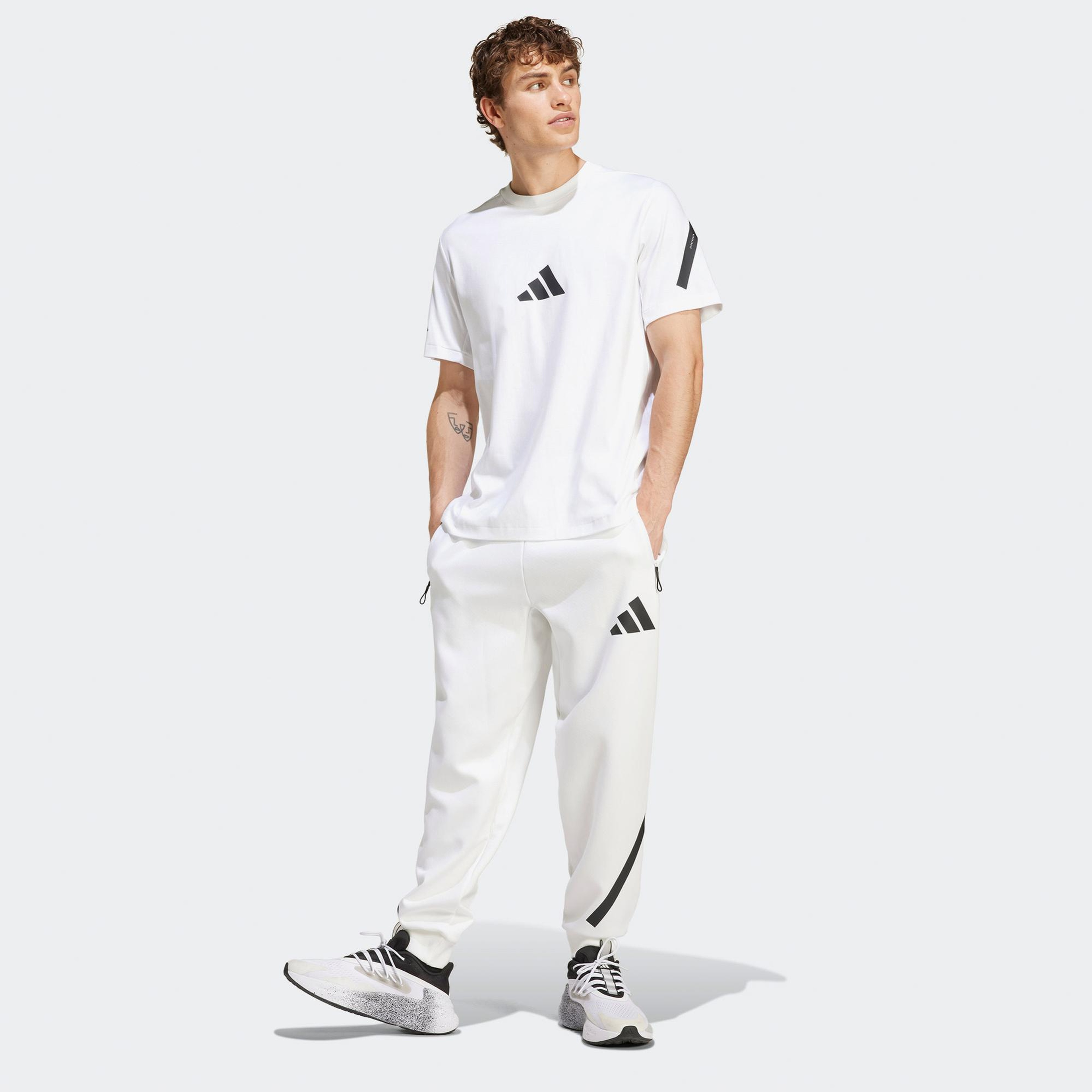 adidas Z.N.E. Erkek Beyaz T-Shirt