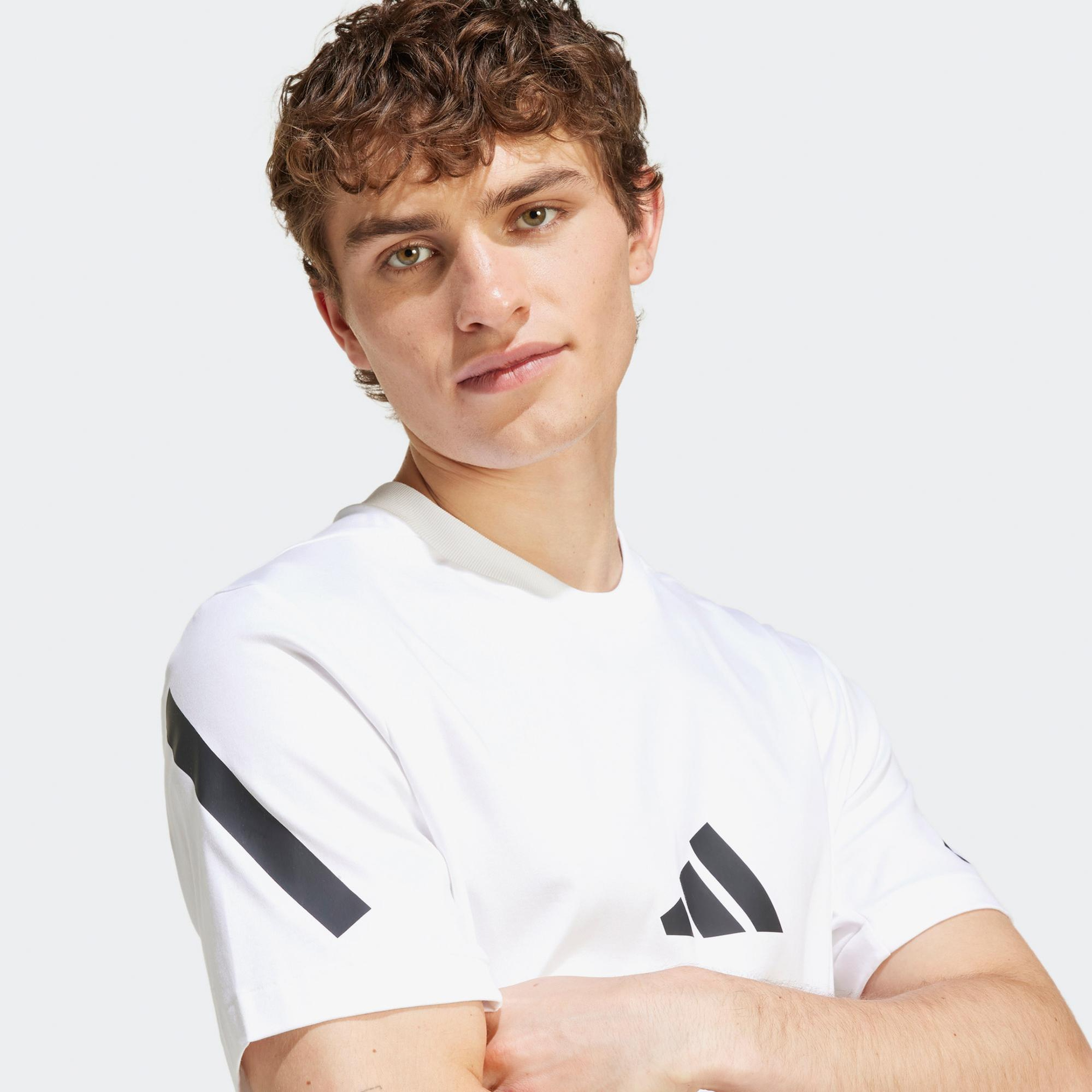 adidas Z.N.E. Erkek Beyaz T-Shirt