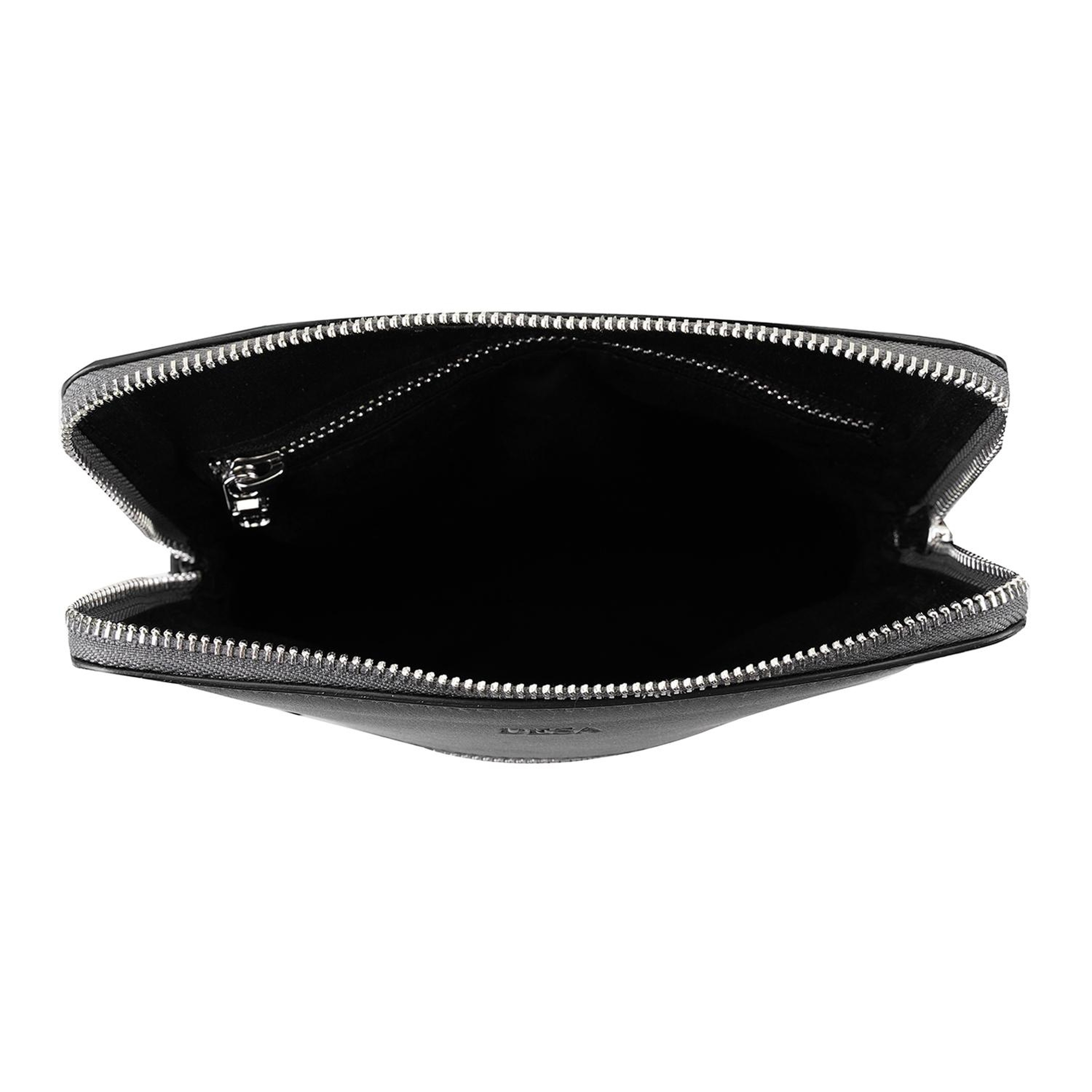 Pranav Siyah Erkek Deri Postacı Çantası