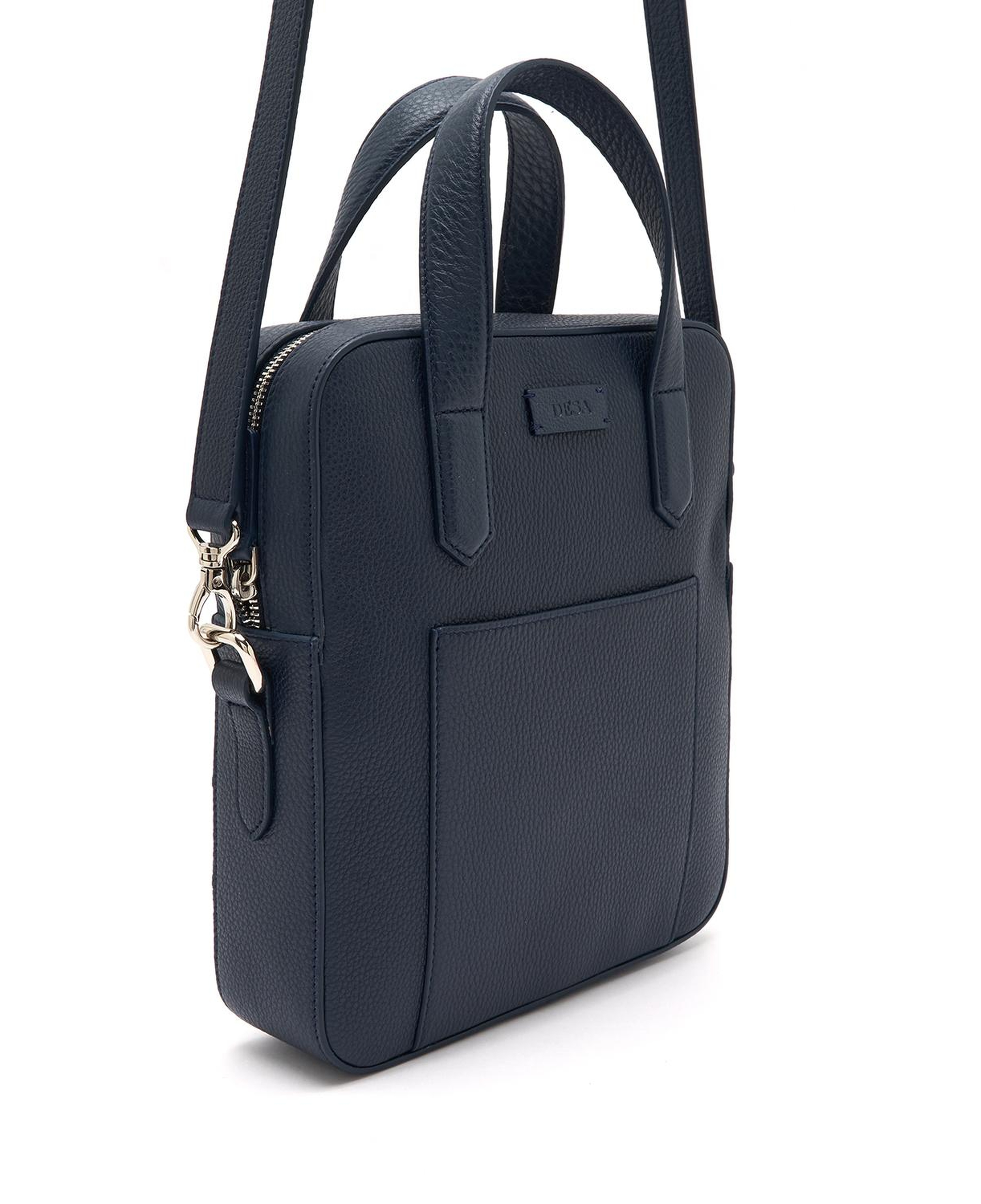 Berdy Lacivert Erkek Deri Postacı Çantası