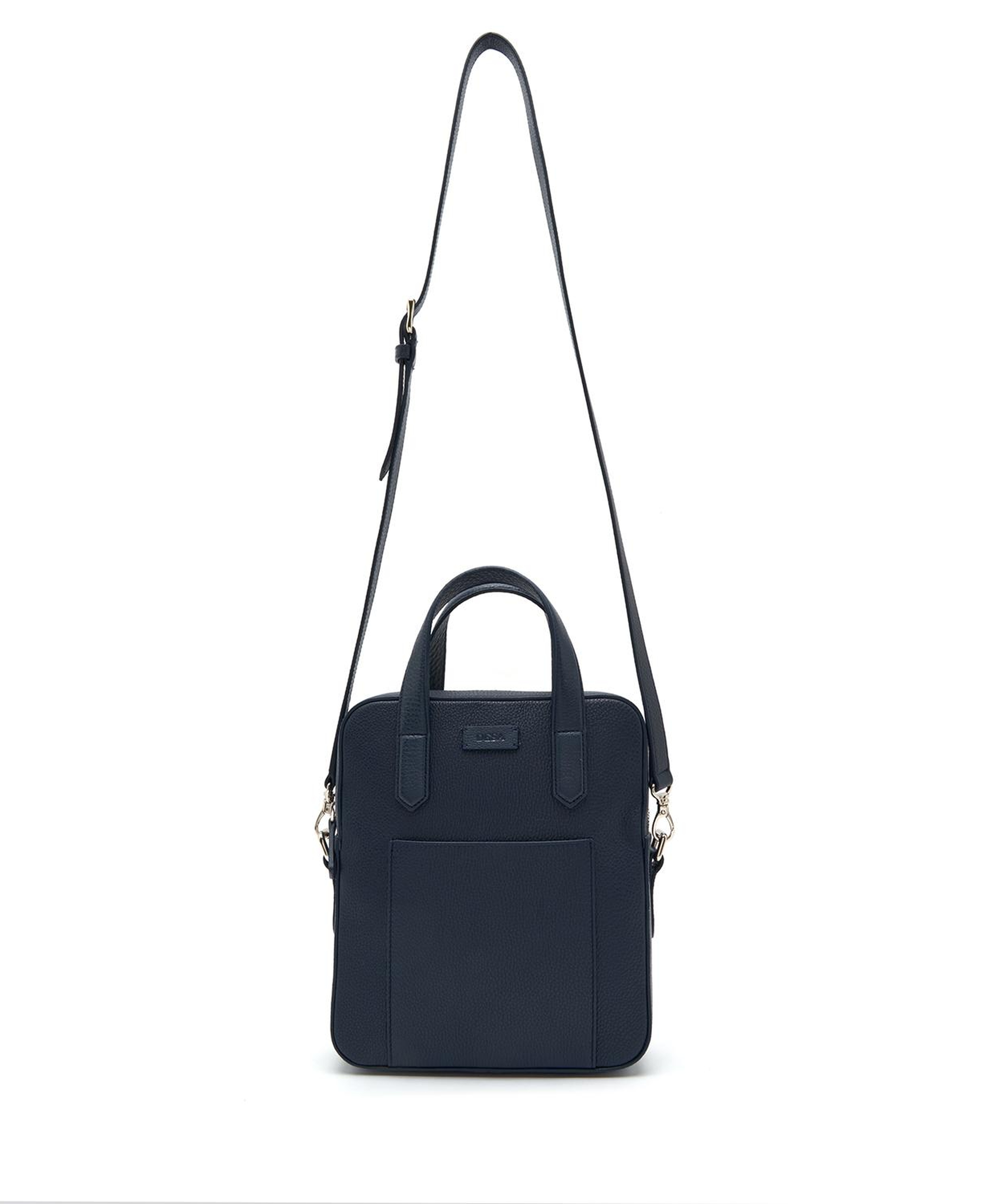 Berdy Lacivert Erkek Deri Postacı Çantası