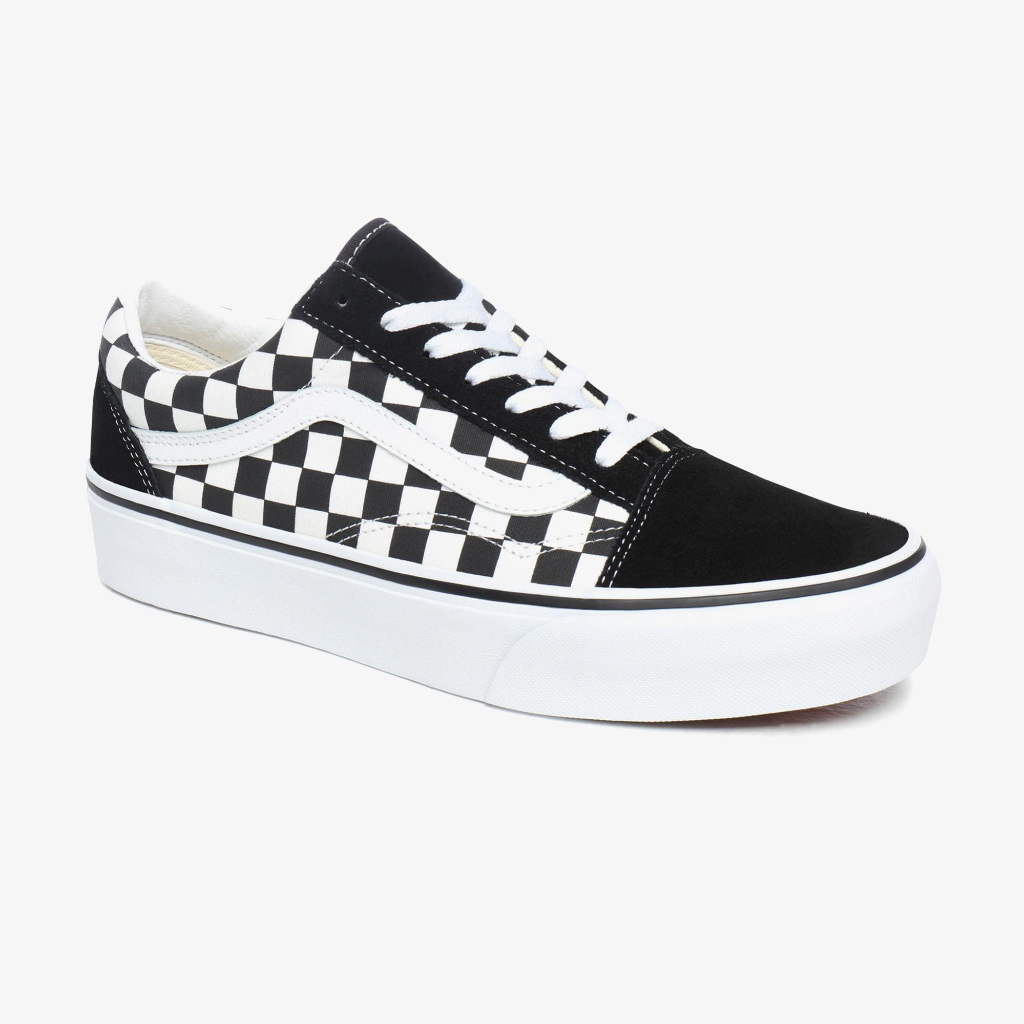 Vans Ua Old Skool Platform Kadın Siyah Sneaker