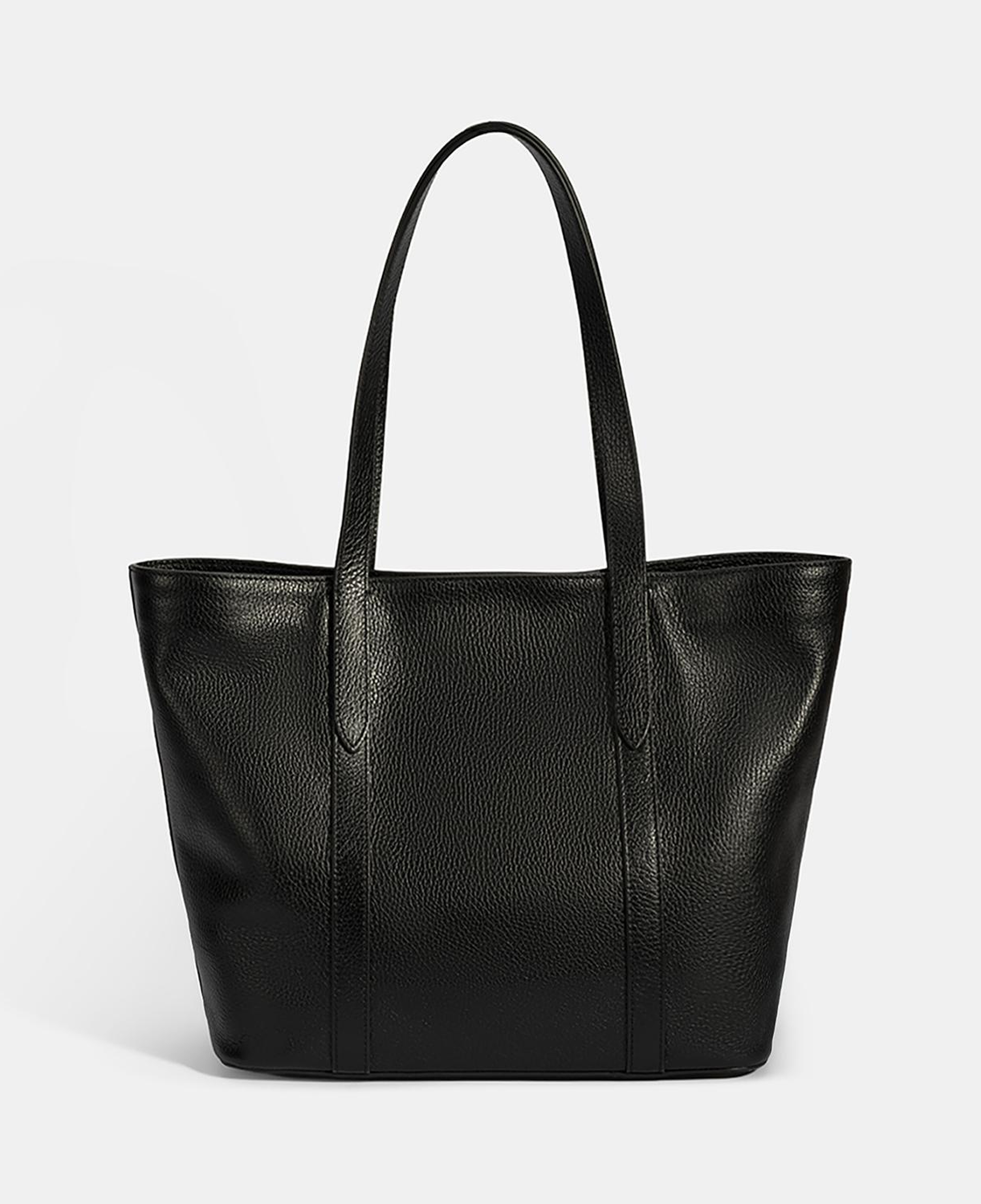 Kadın Siyah Deri Omuz Çantası