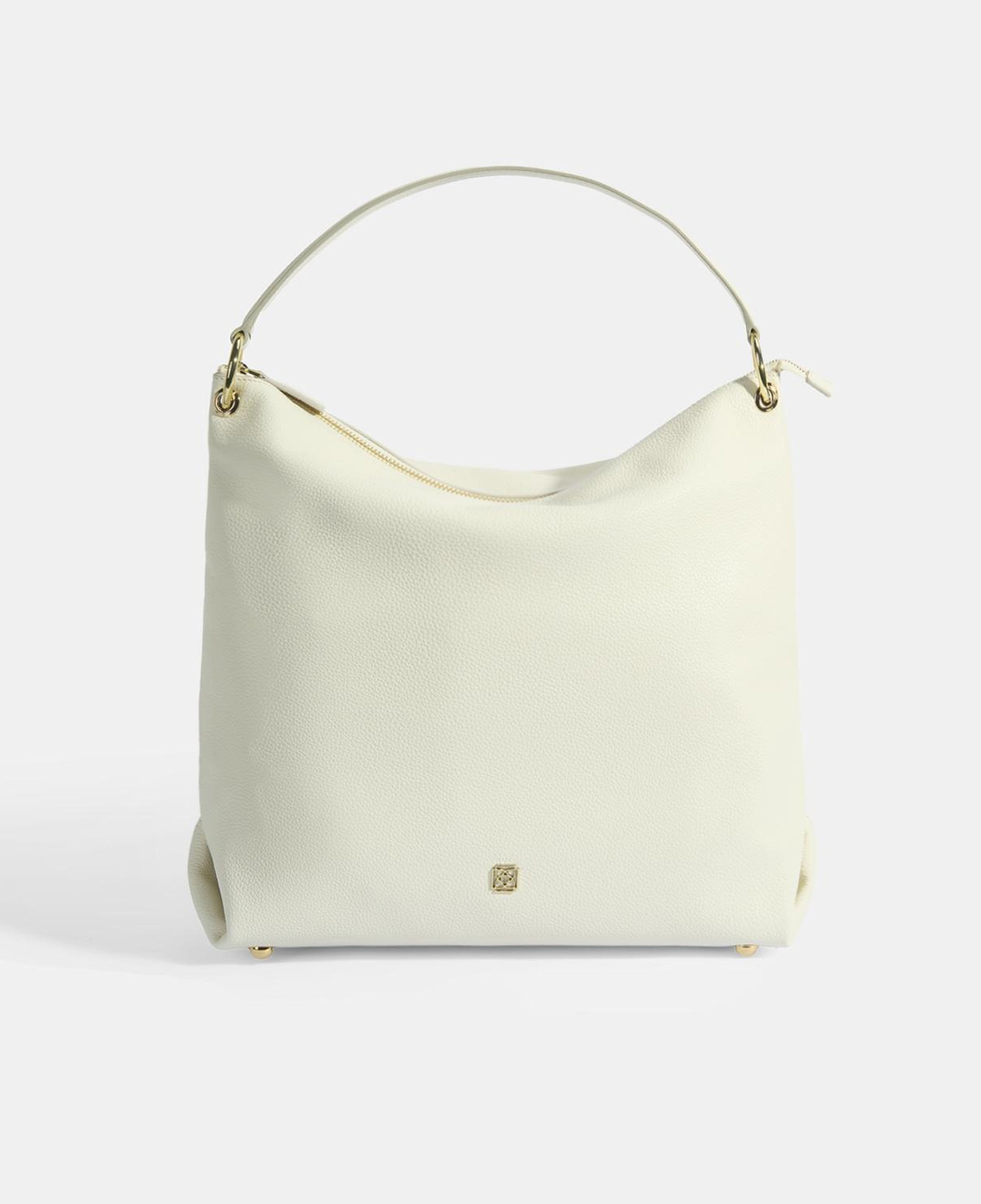 Kadın Beyaz Deri Omuz Çantası