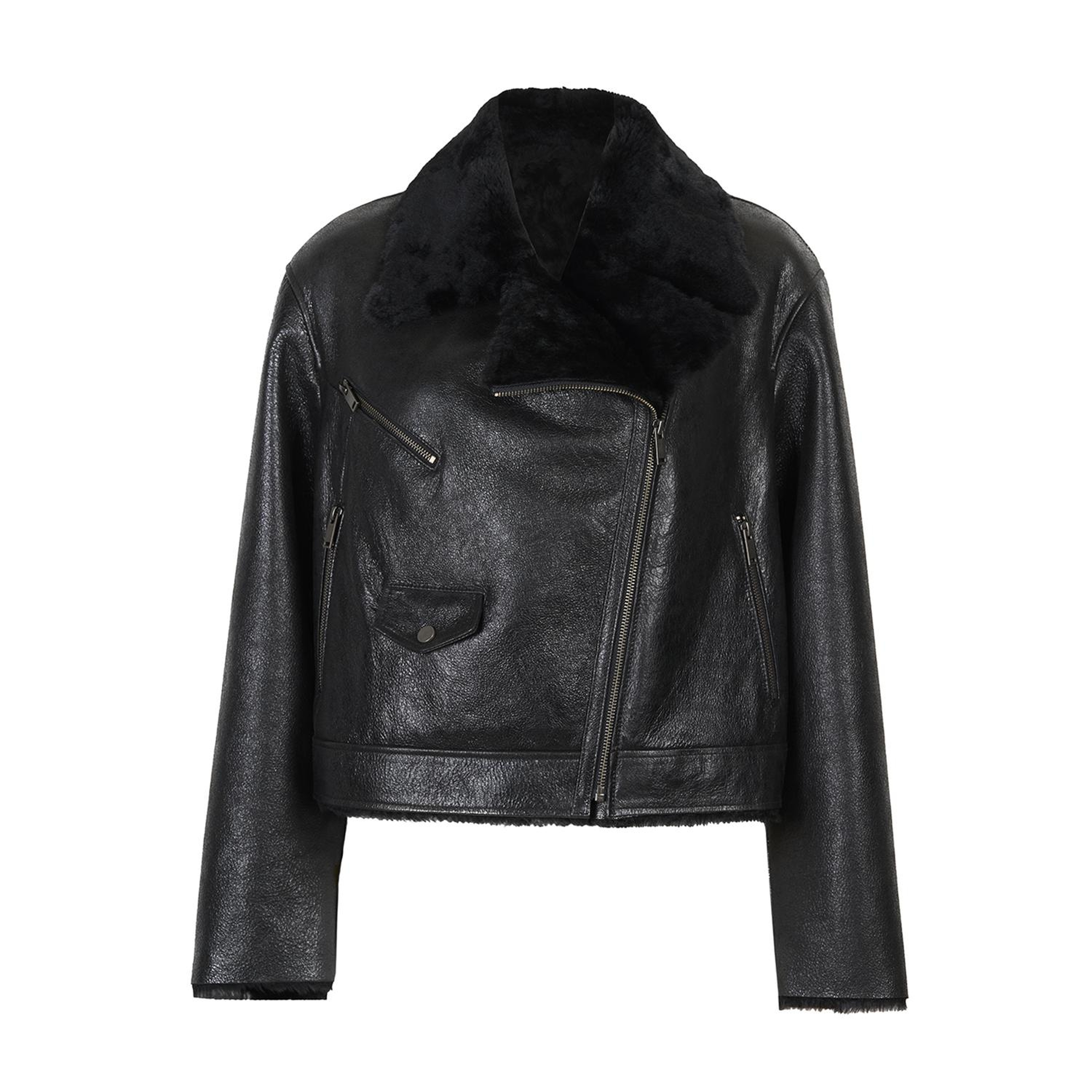 Maryan Koyu Kahve Kadın Kürk Ceket