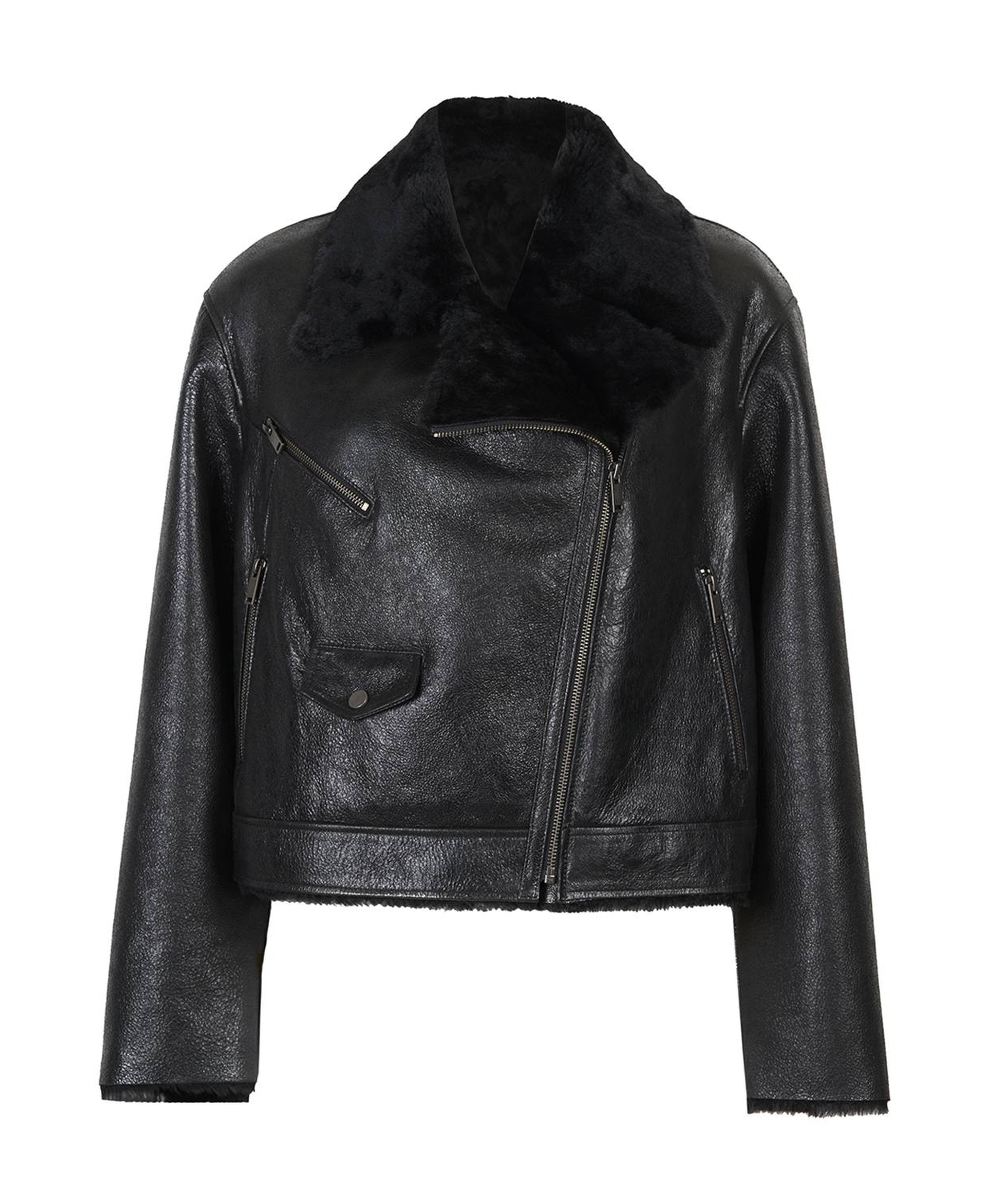 Maryan Koyu Kahve Kadın Kürk Ceket