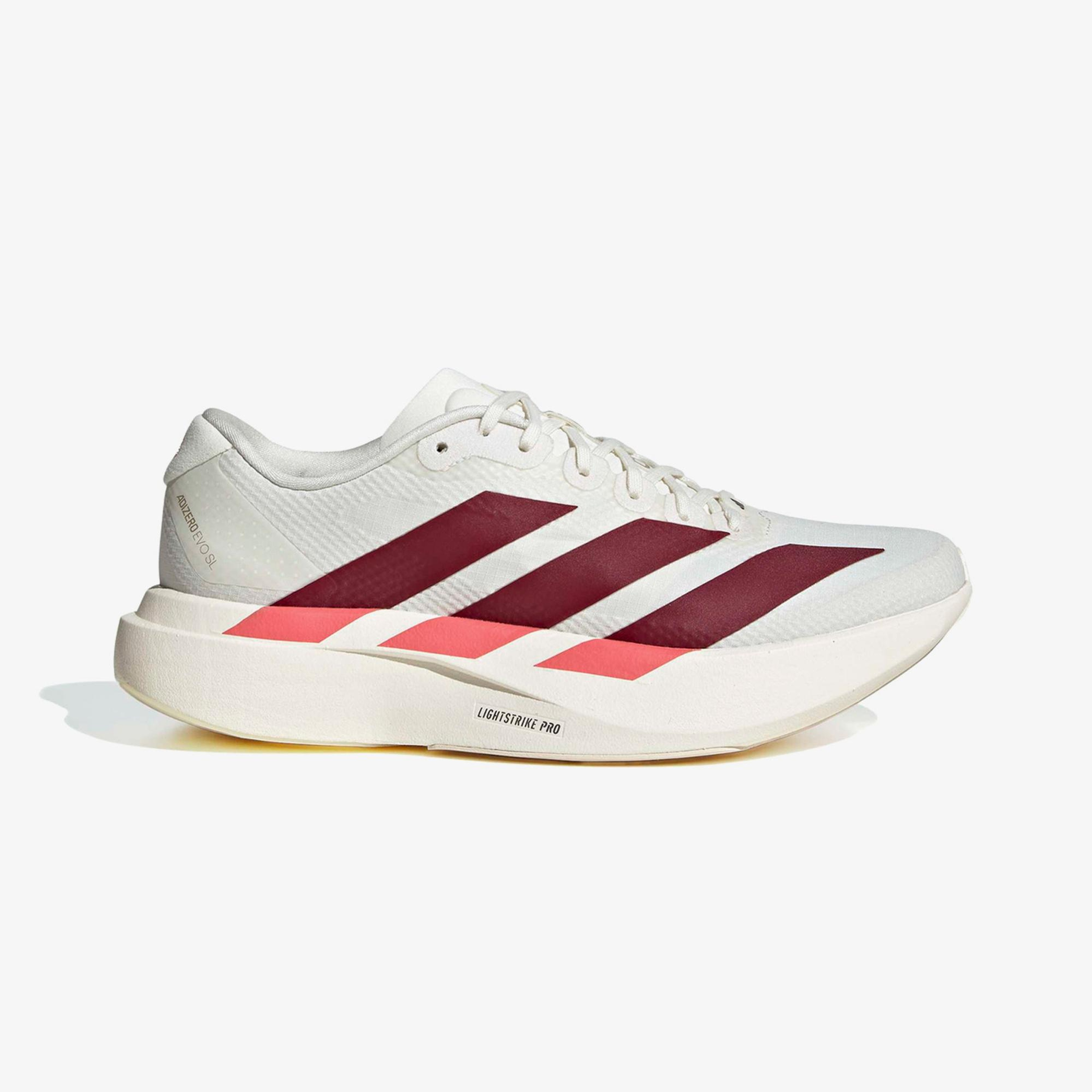 adidas Adizero Evo SL Woven Kadın Beyaz Spor Ayakkabı