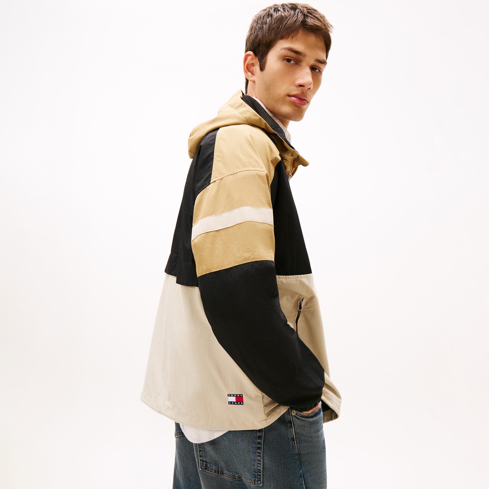 Tommy Hilfiger Light Weight Nylon Anorak Erkek Bej Ceket