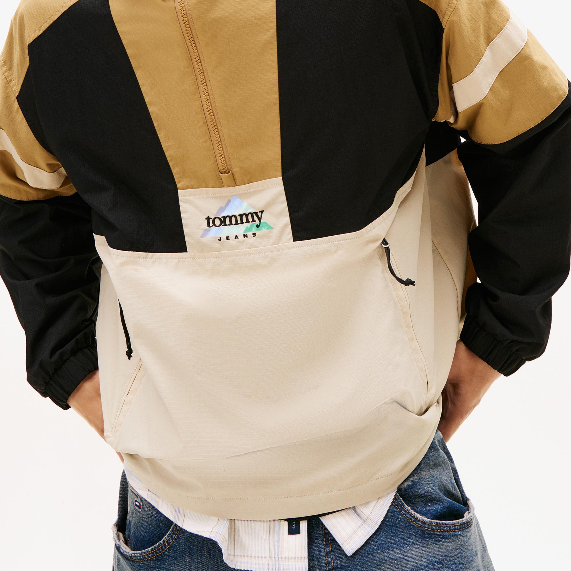 Tommy Hilfiger Light Weight Nylon Anorak Erkek Bej Ceket