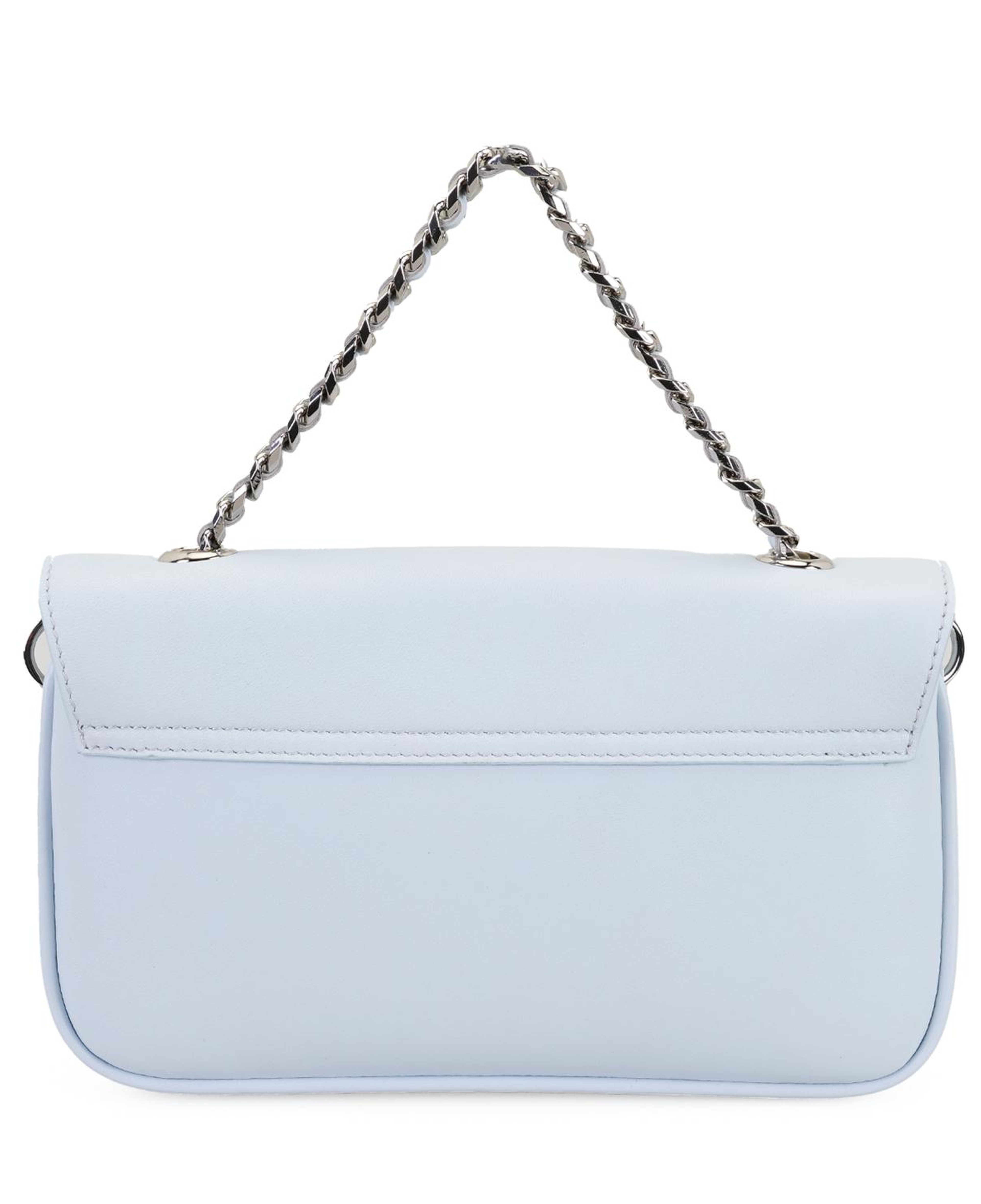 Karla Mavi Kadın Deri Omuz Çantası