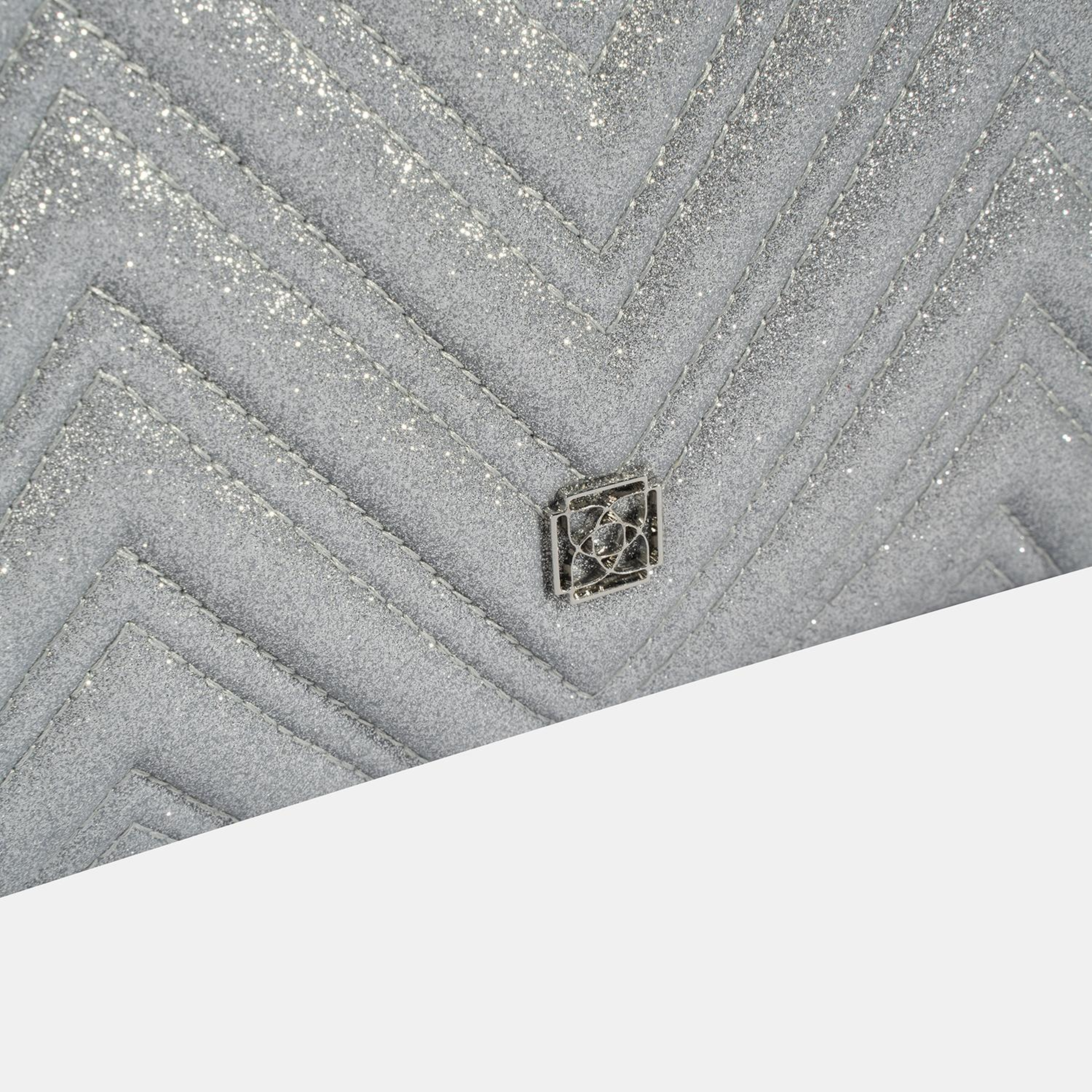 Kadın Gümüş Omuz Askılı Portföy Çanta