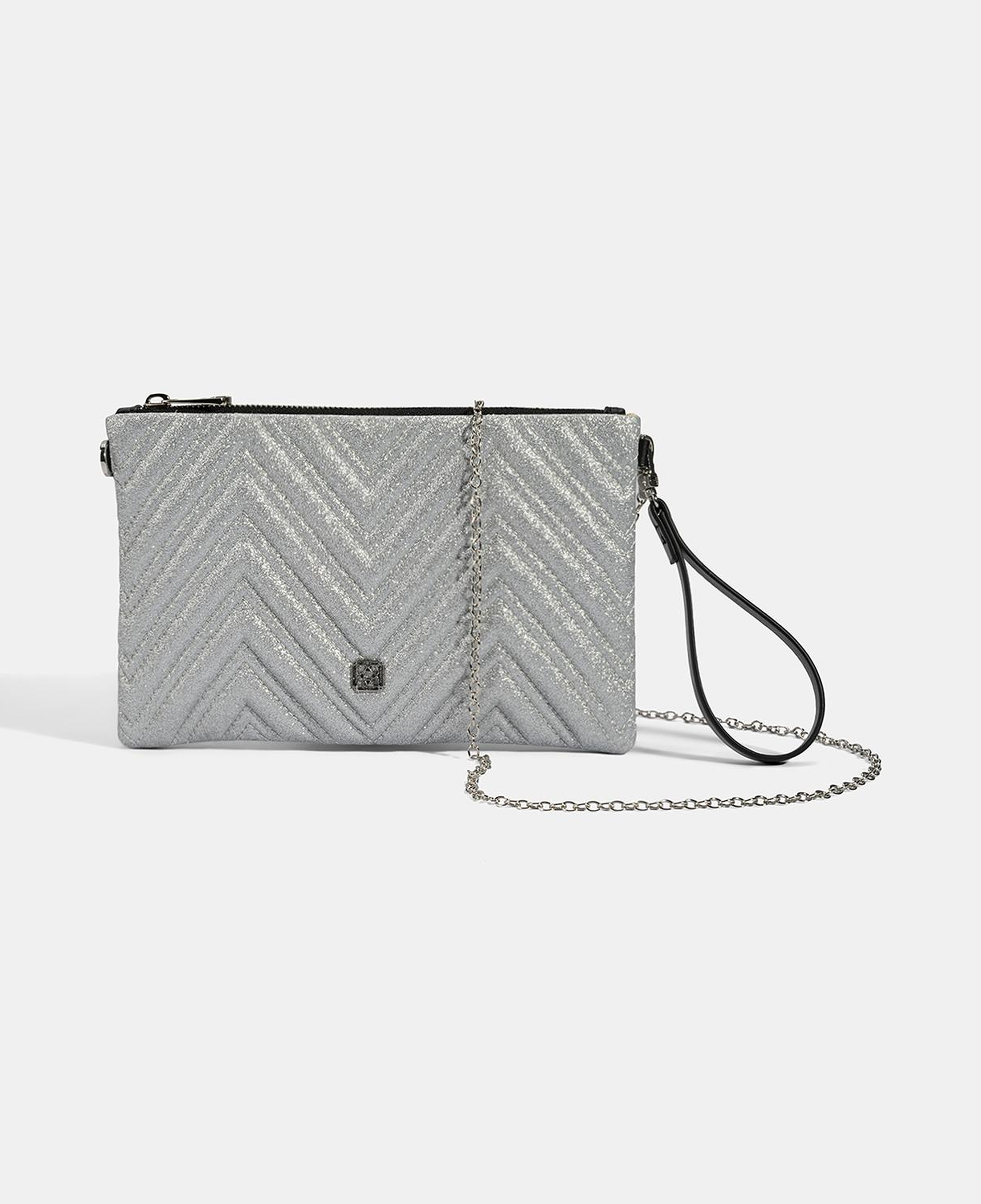 Kadın Gümüş Omuz Askılı Portföy Çanta