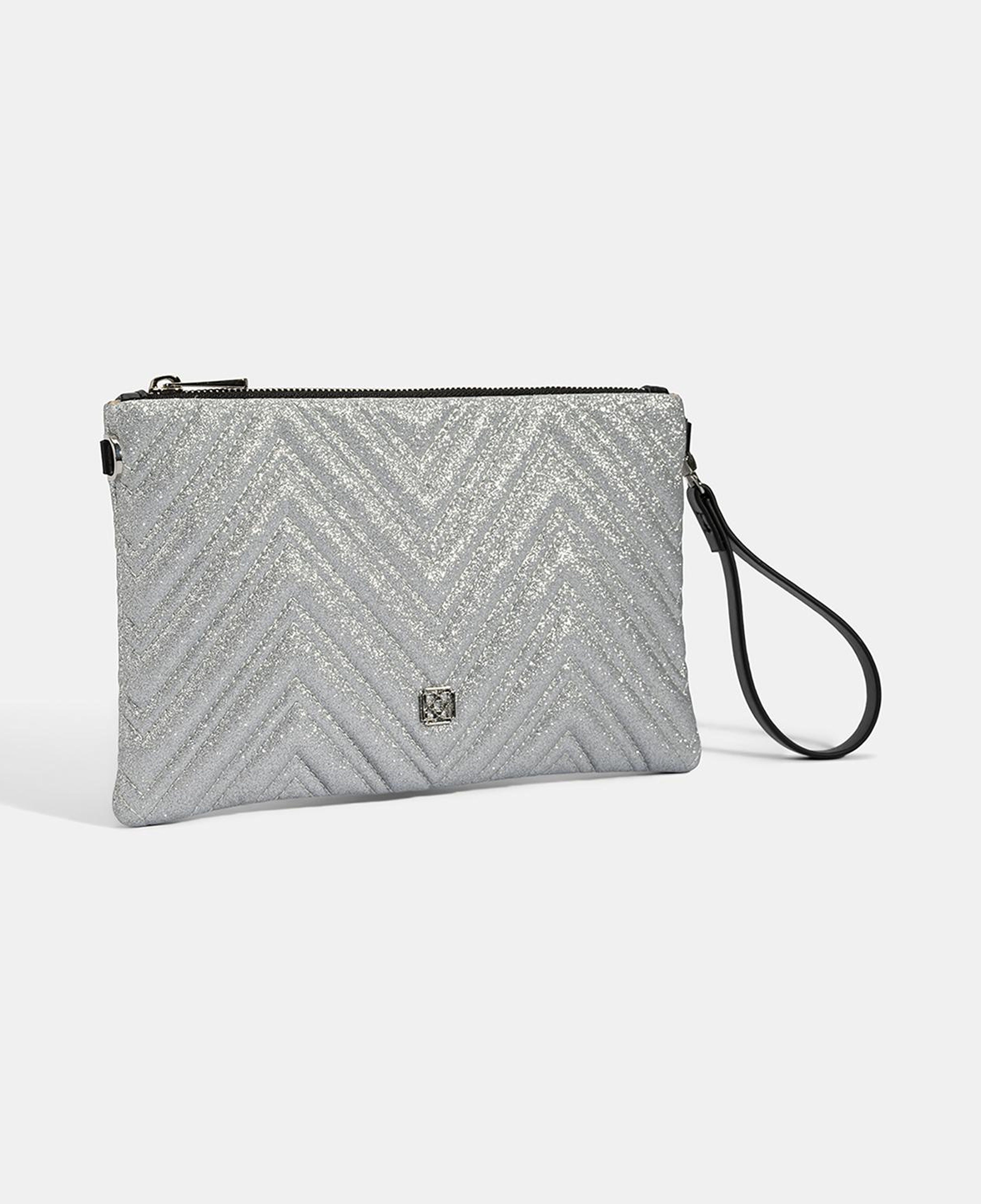 Kadın Gümüş Omuz Askılı Portföy Çanta