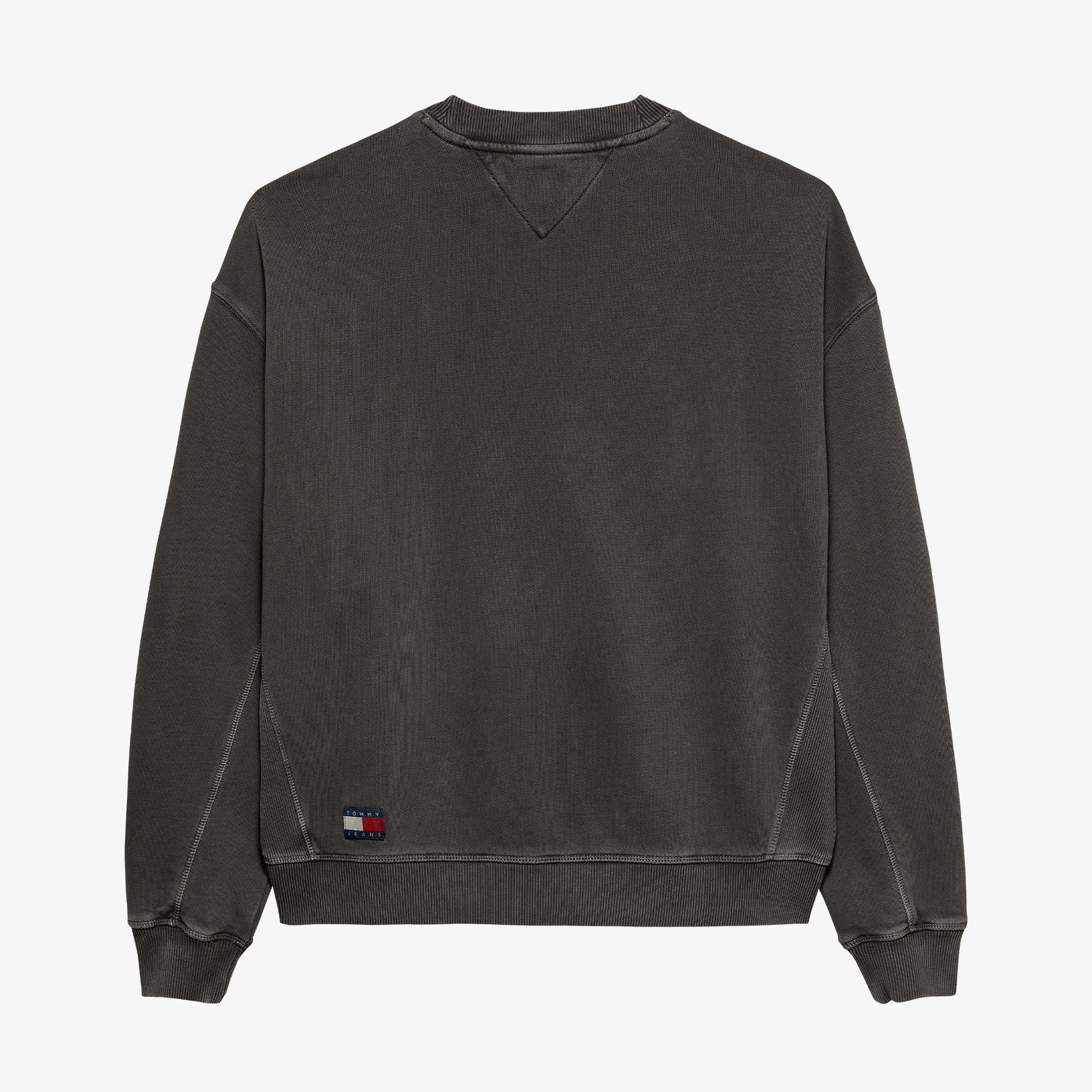 Tommy Hilfiger Jeans 90s Gmd New Classics Crew Erkek Siyah Sweatshirt