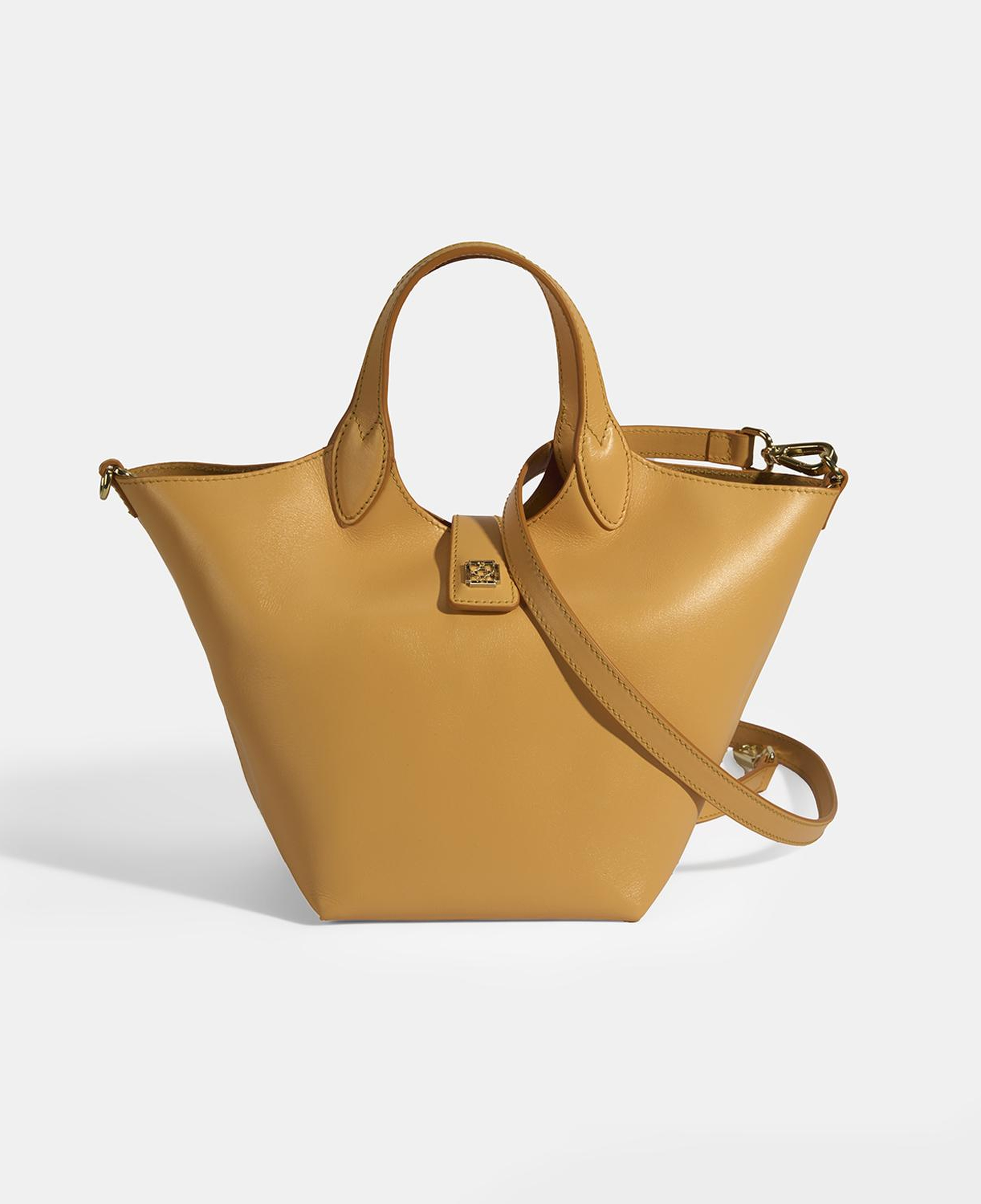 Kadın Turuncu Deri Omuz Çantası