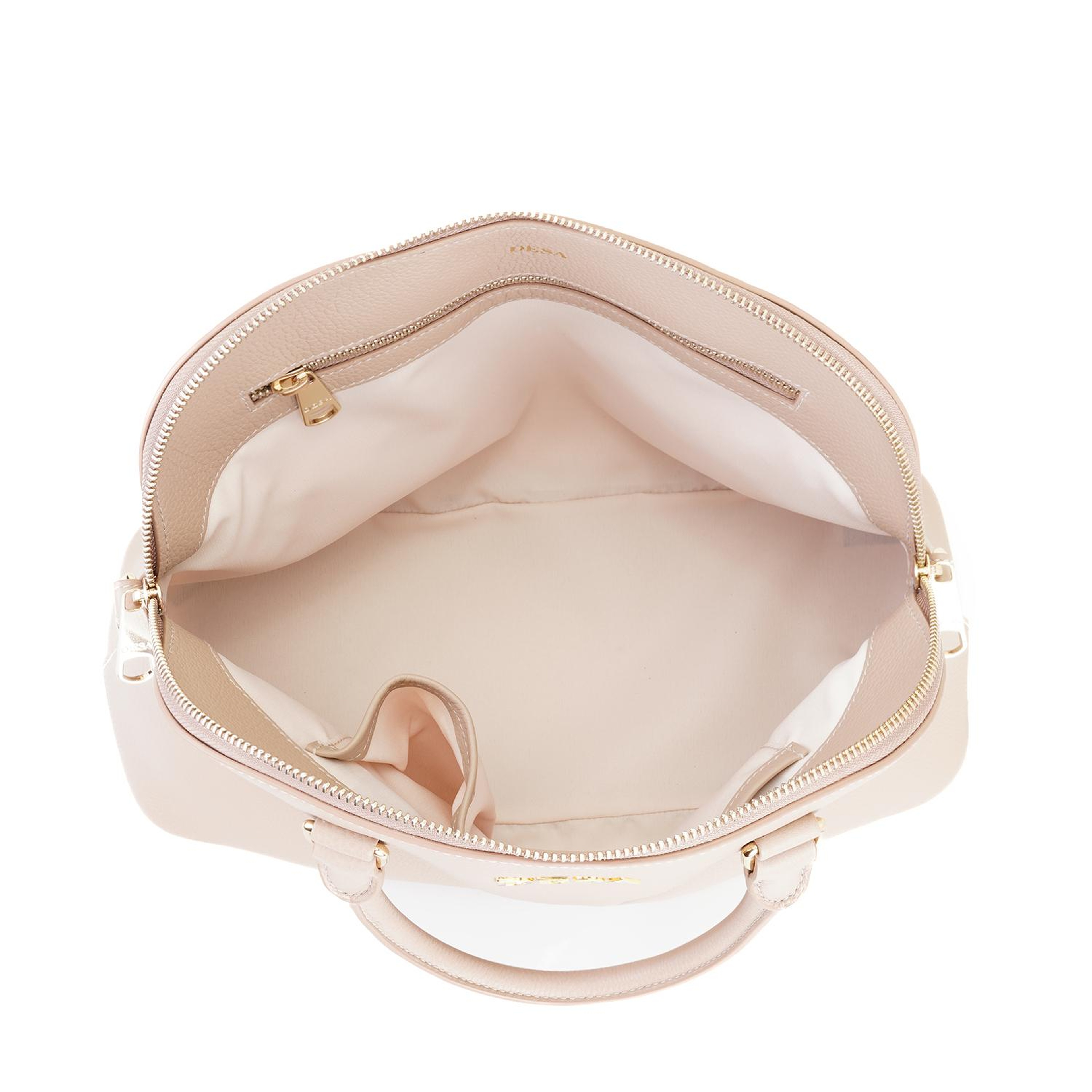 Khushi Krem Kadın Deri El Çantası