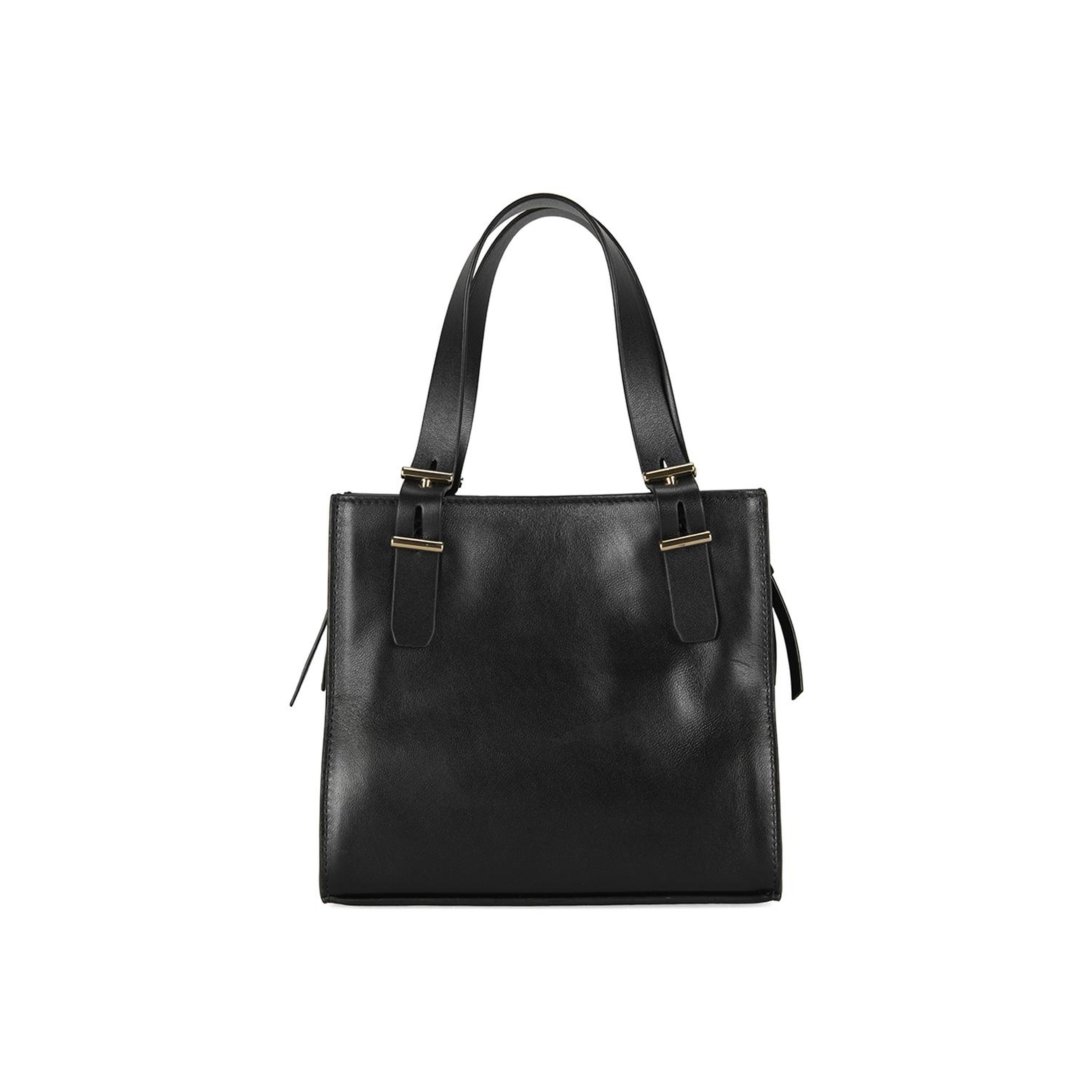 Kadın Siyah Deri Omuz Çantası